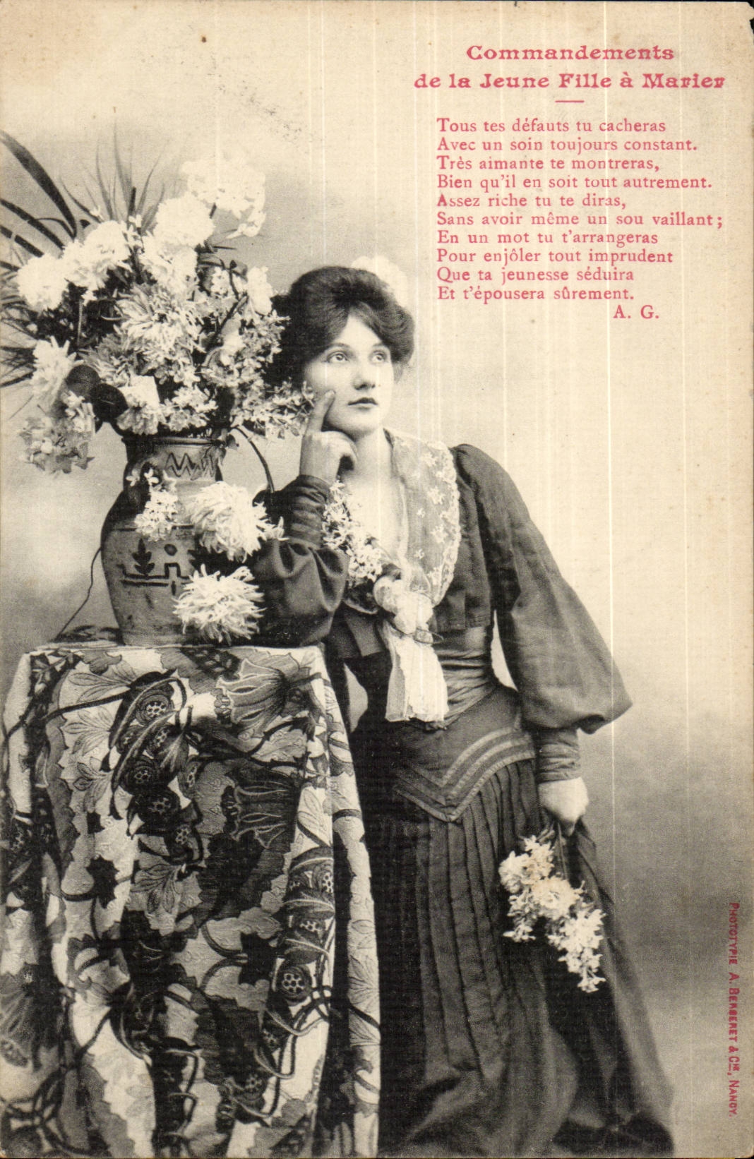 CPA Fantasy Woman Commands of the girl has to marry