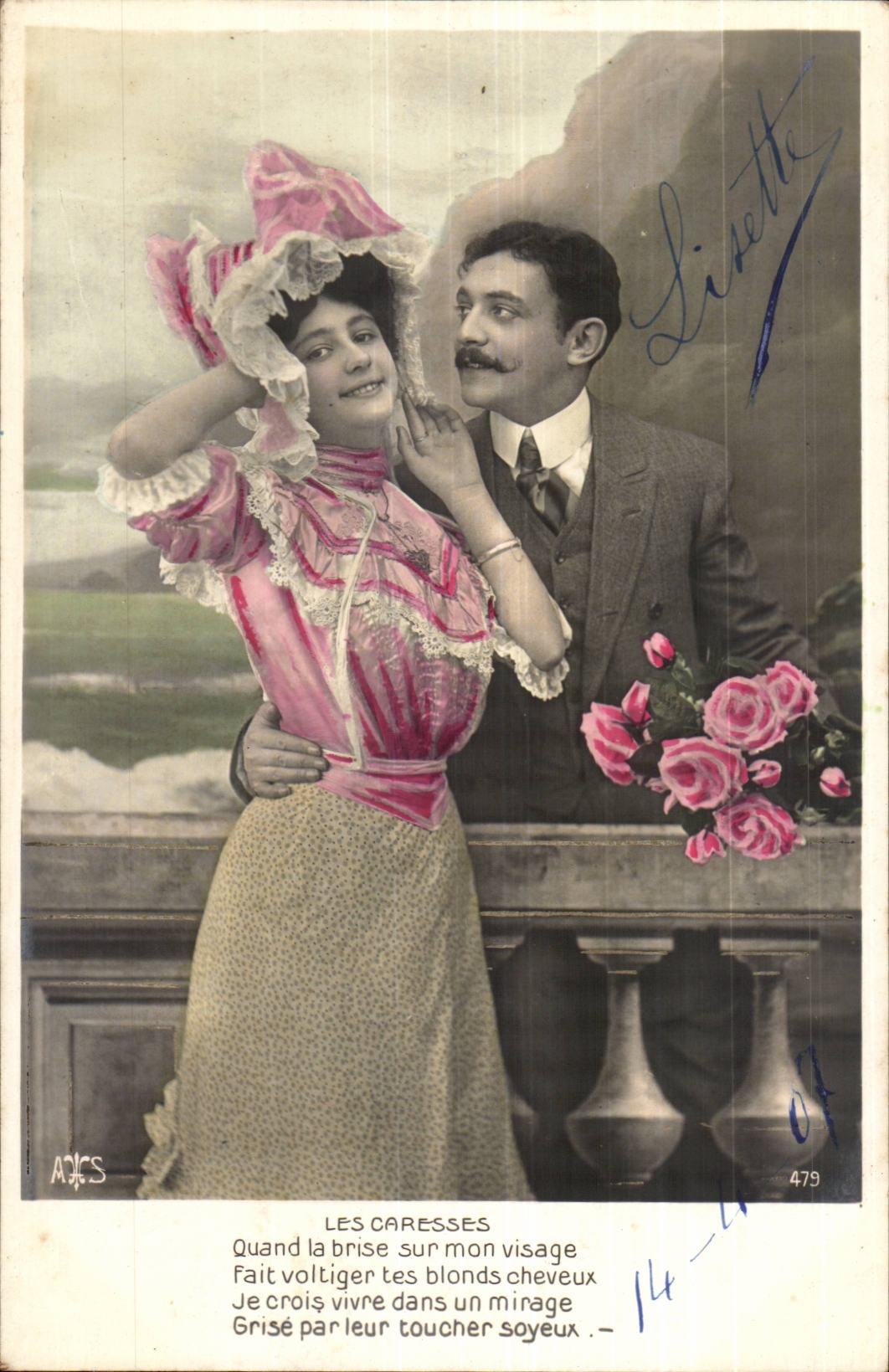 CPA Fantasy Woman caresses