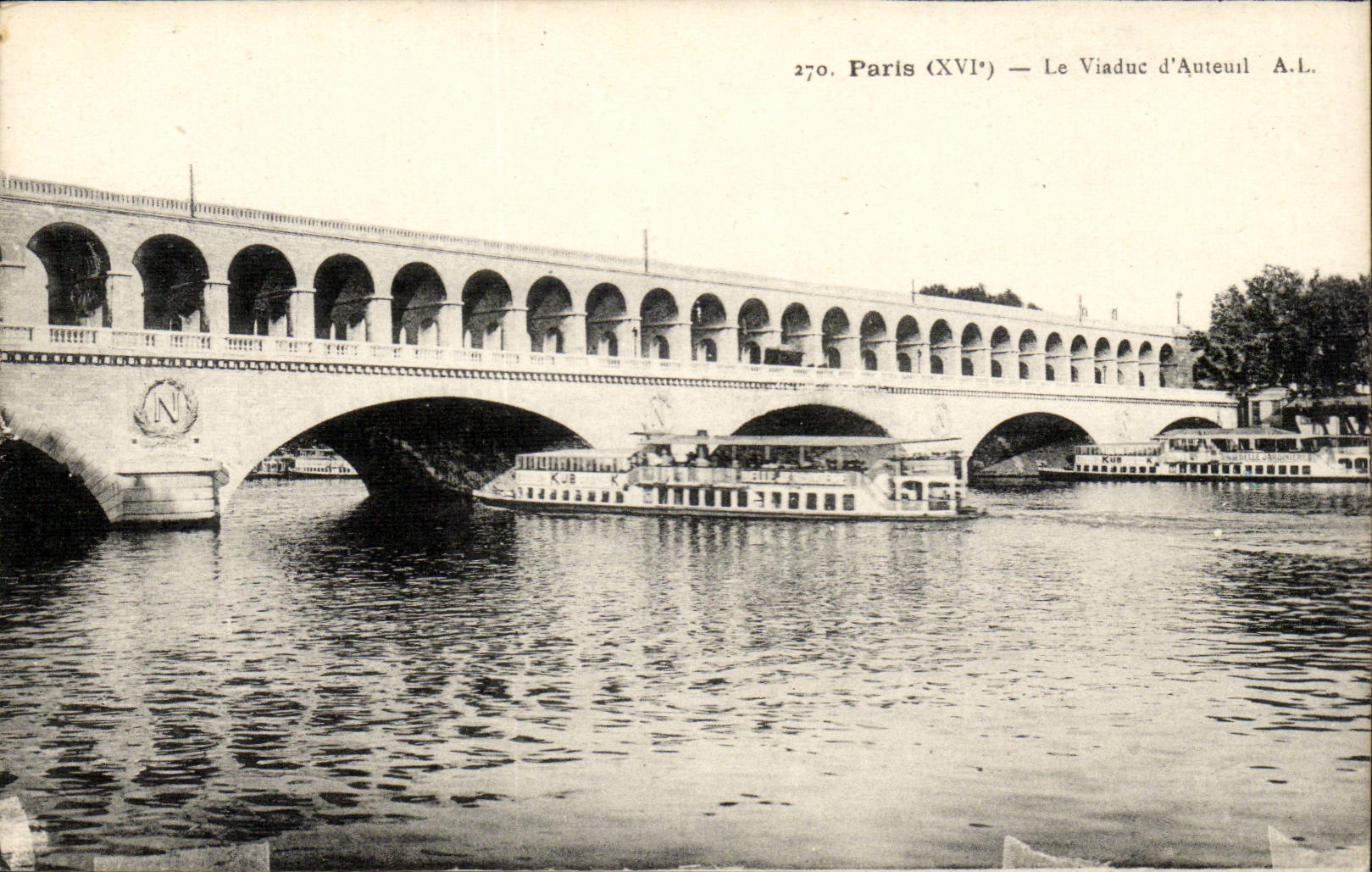 Paris CPA Le viaduc d'Auteuil