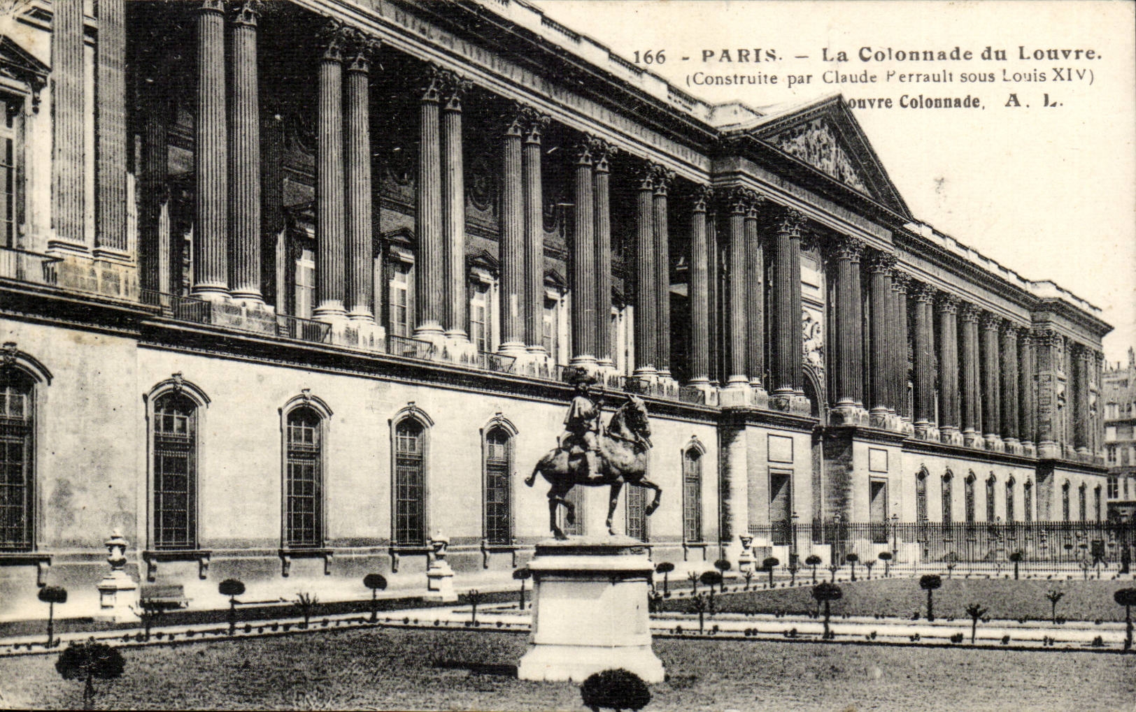 Paris CPA die Kolonnade des Luftschlitzes