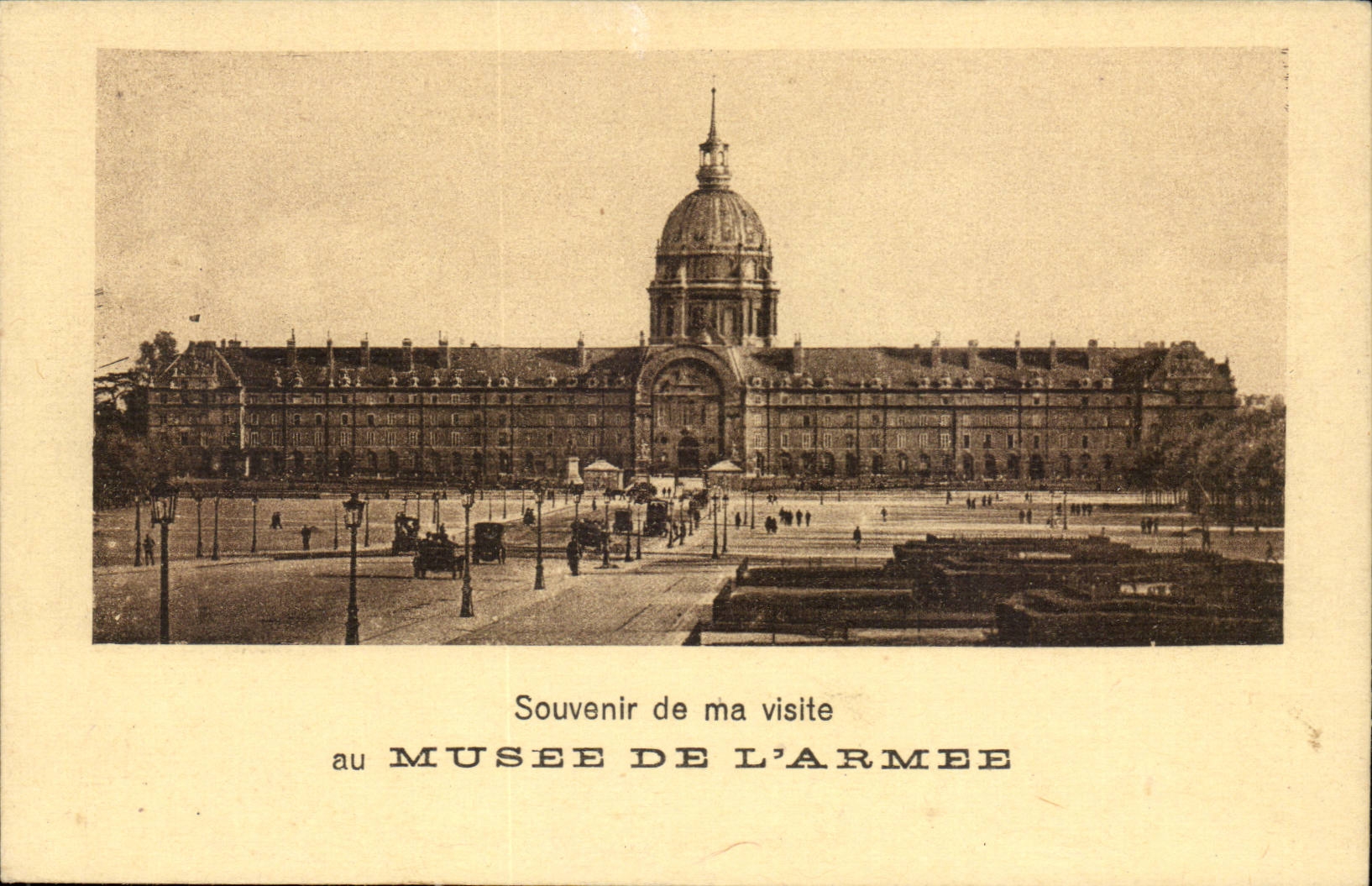 Andenken Paris-CPA meines Besuchs zum Museum der Armee