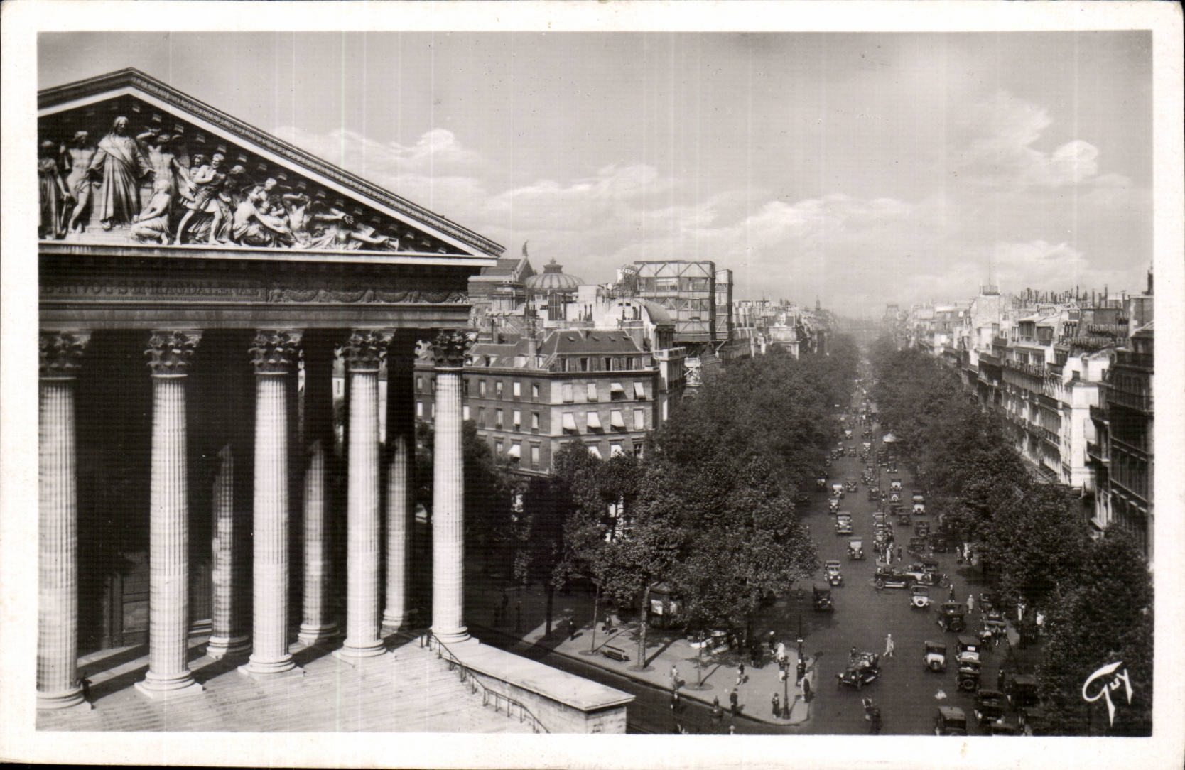 Prachtstrasse Paris-CPA des Madeleine