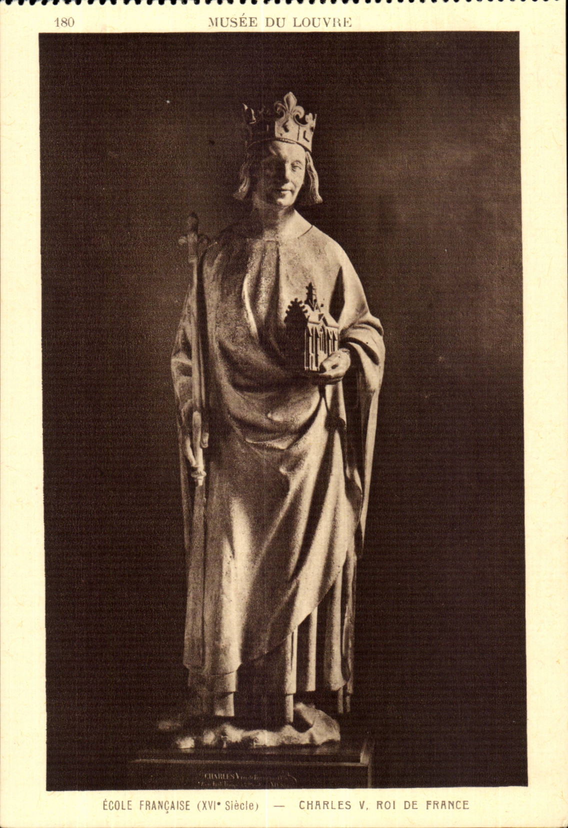 Paris CPA Museum of the Louvre French School Charles V king de France