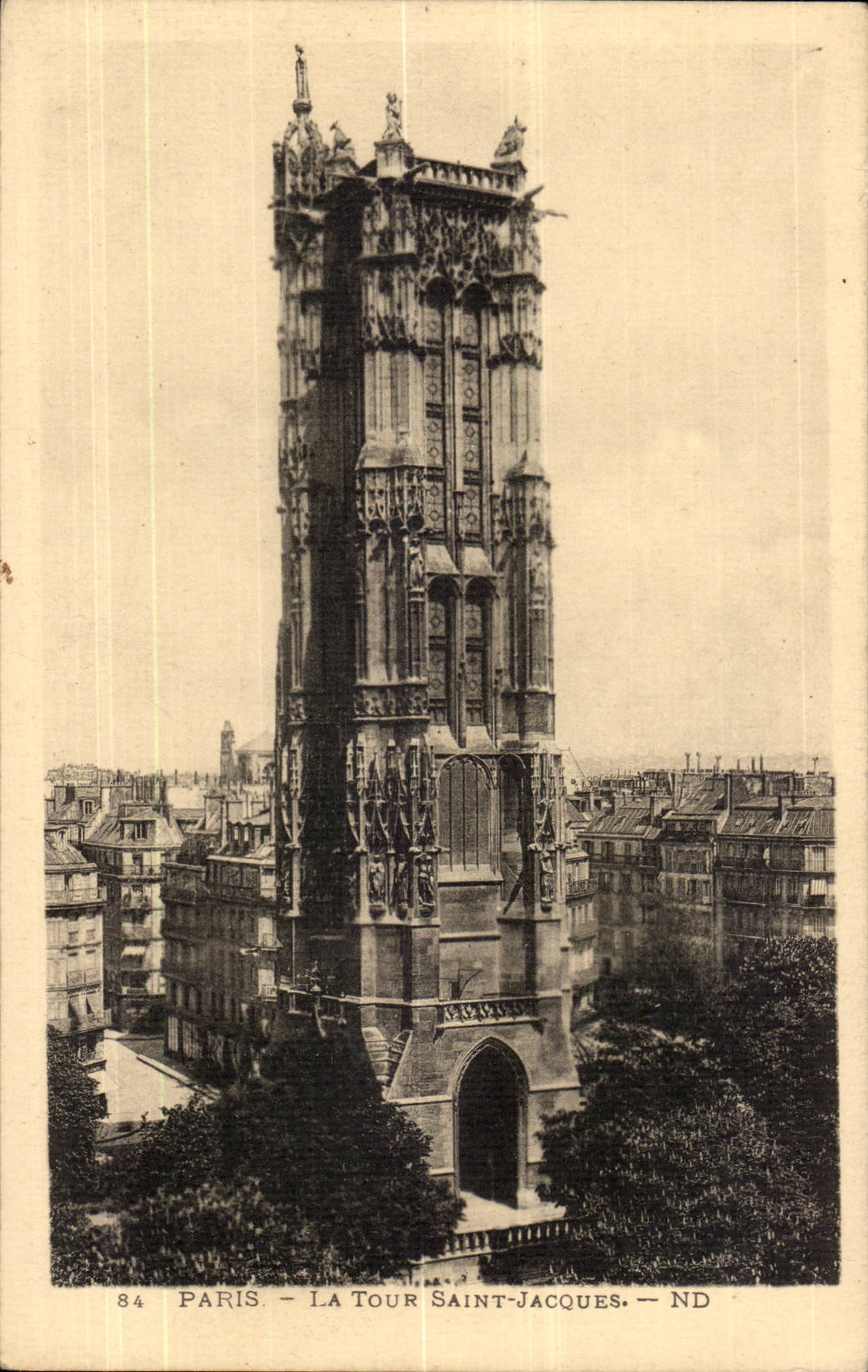 Umdrehung Saint Jacques Paris-CPA