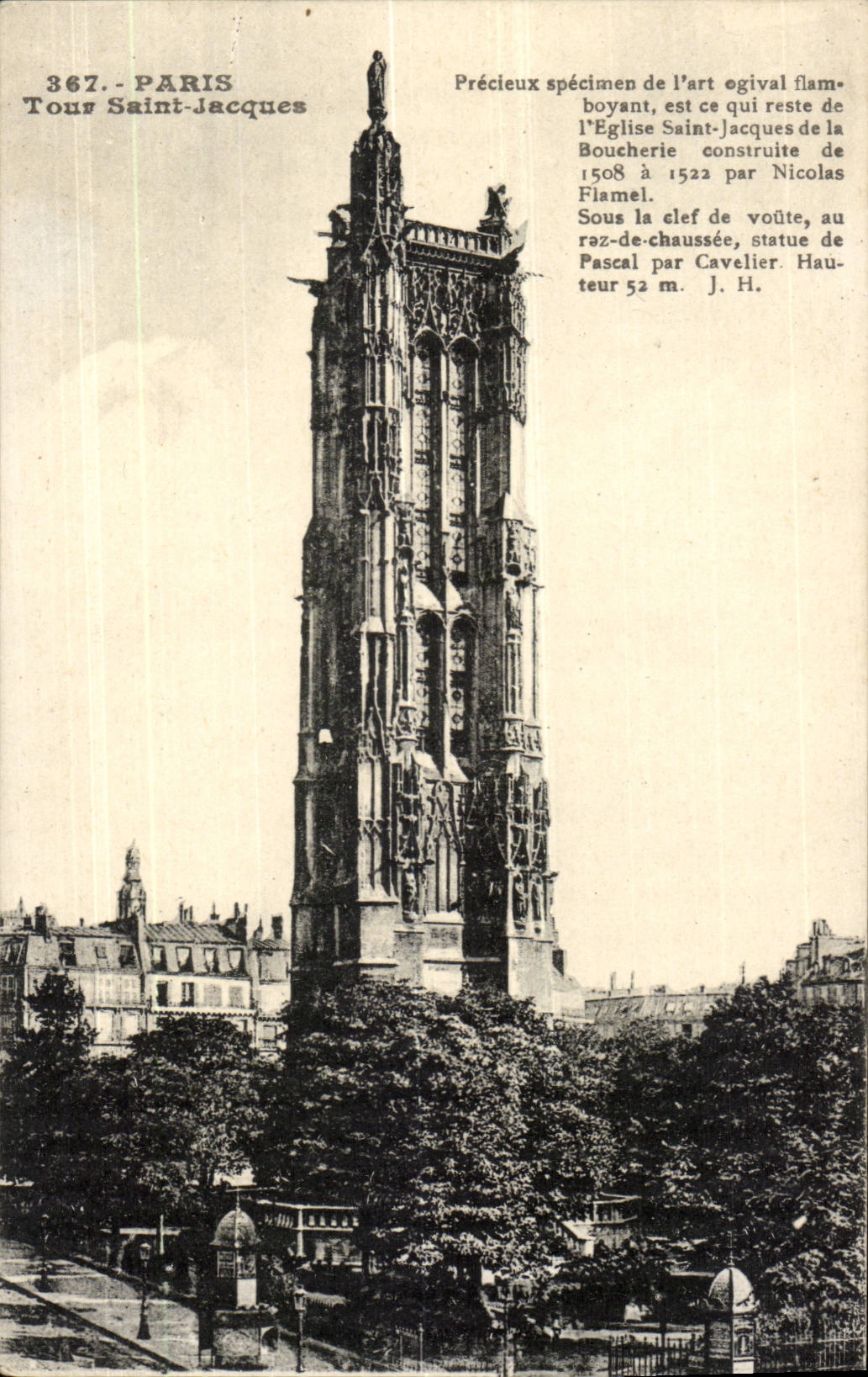 Umdrehung Saint Jacques Paris-CPA