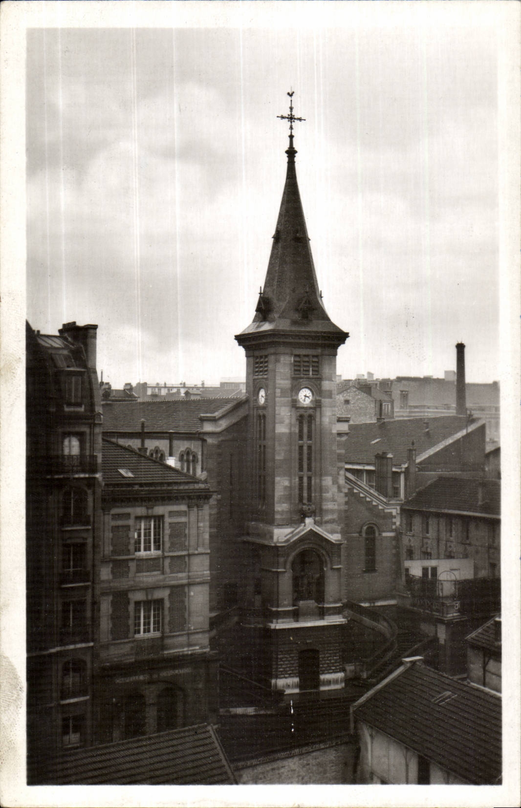 Kirche-Strasse Dutot Paris-CPA