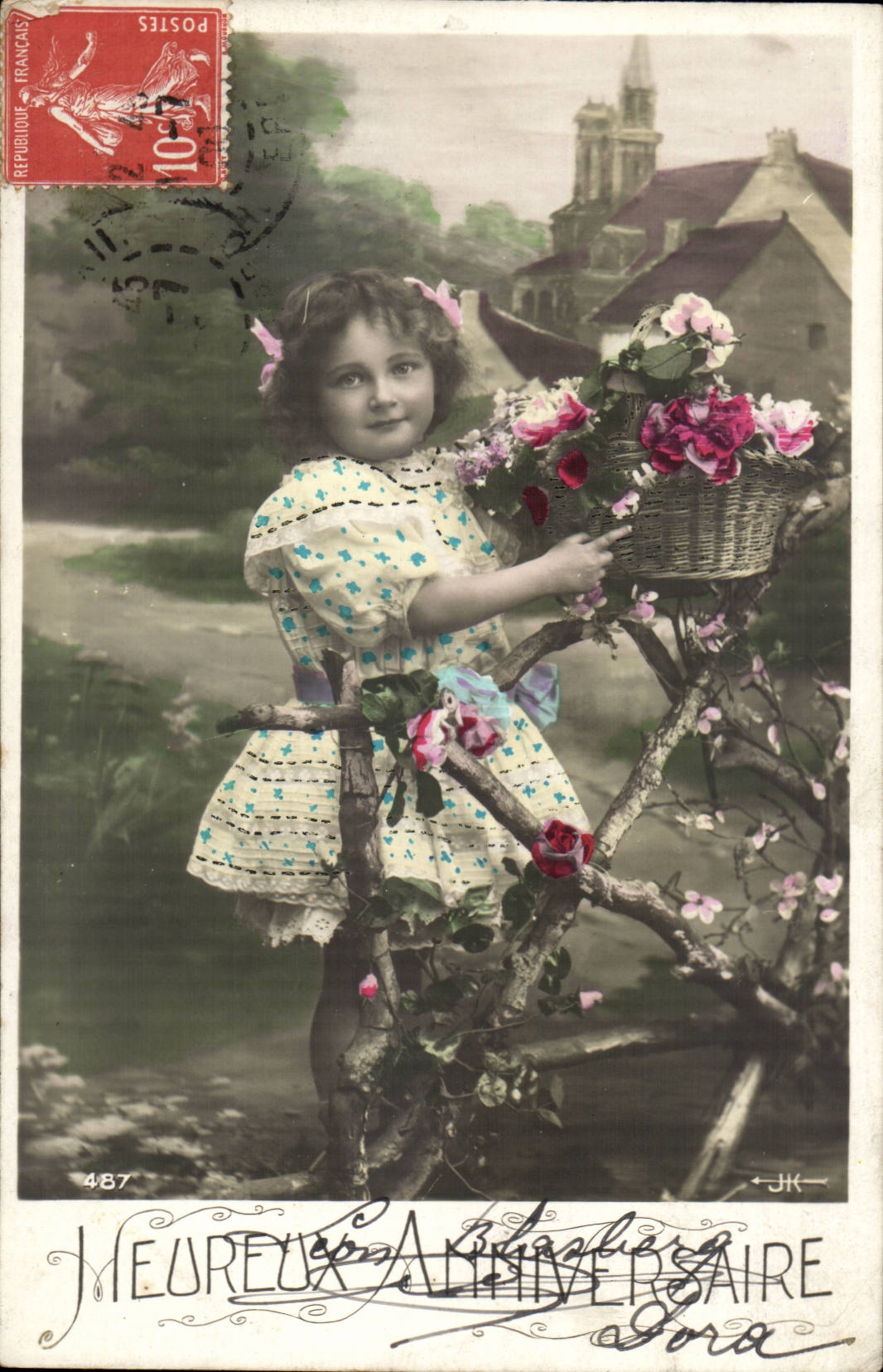 Fantasy - child - girl - Happy Birthday - Lehman - - CPA