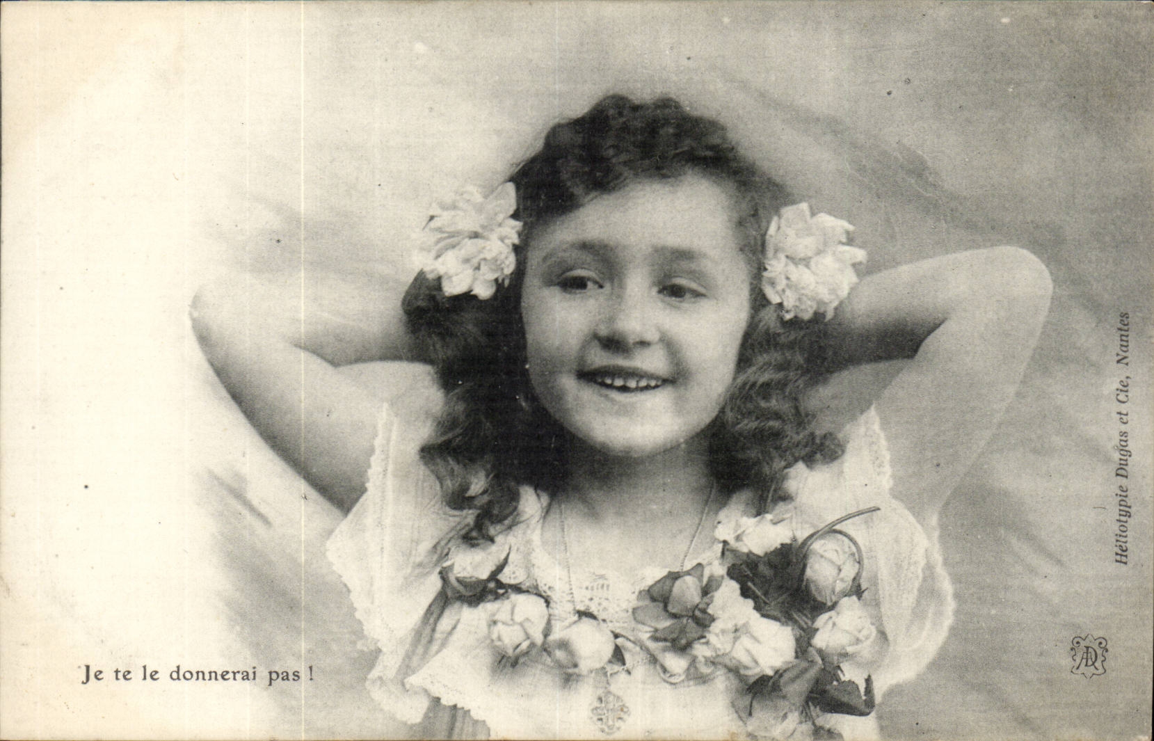 Fantasy - Child - girl - I will not give it to you! - Andre Chambon - CPA