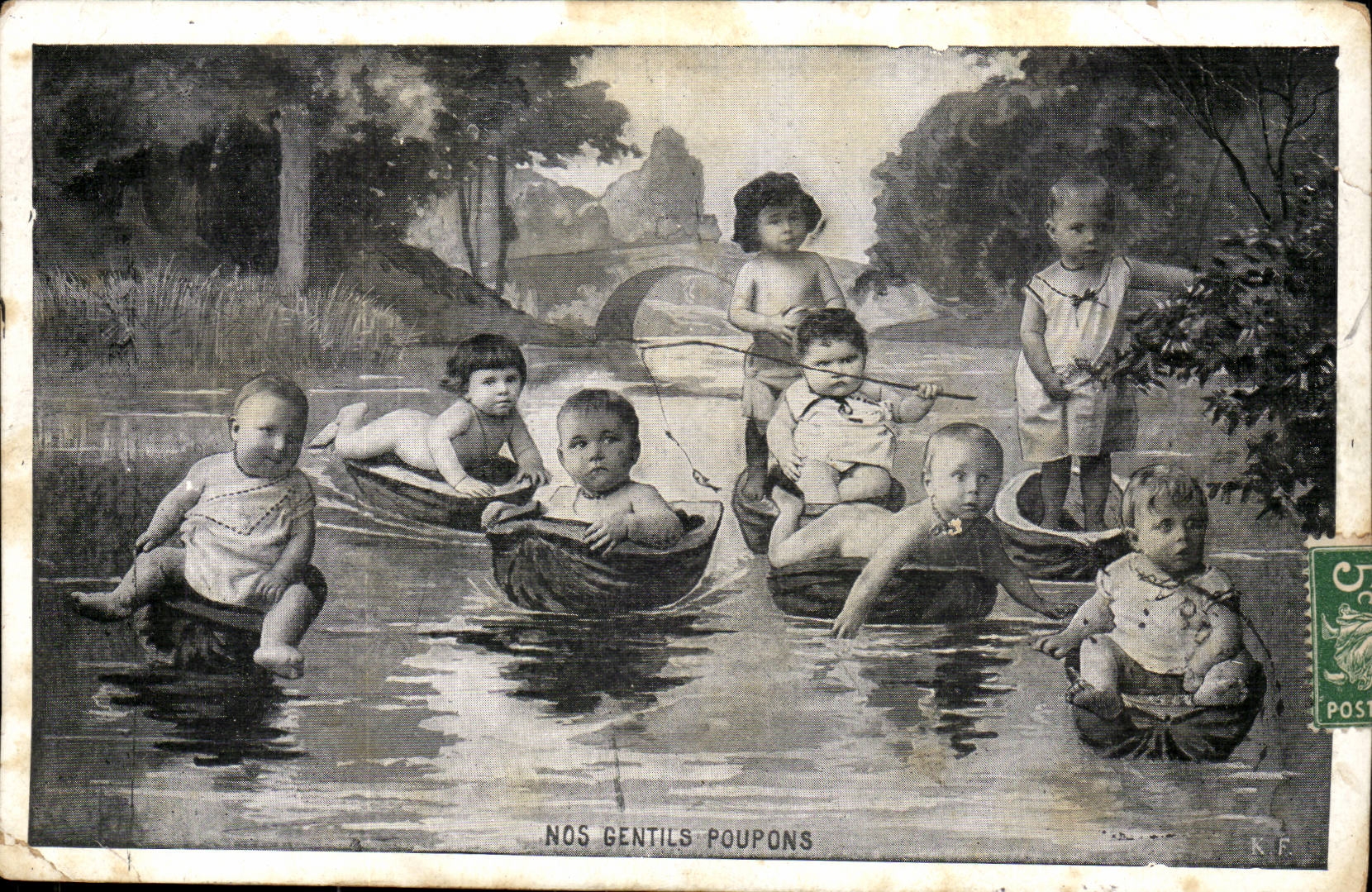 Fantasy - Child - Our Nice Babies in-arms - nut - boat - baby - Lehman - CPA