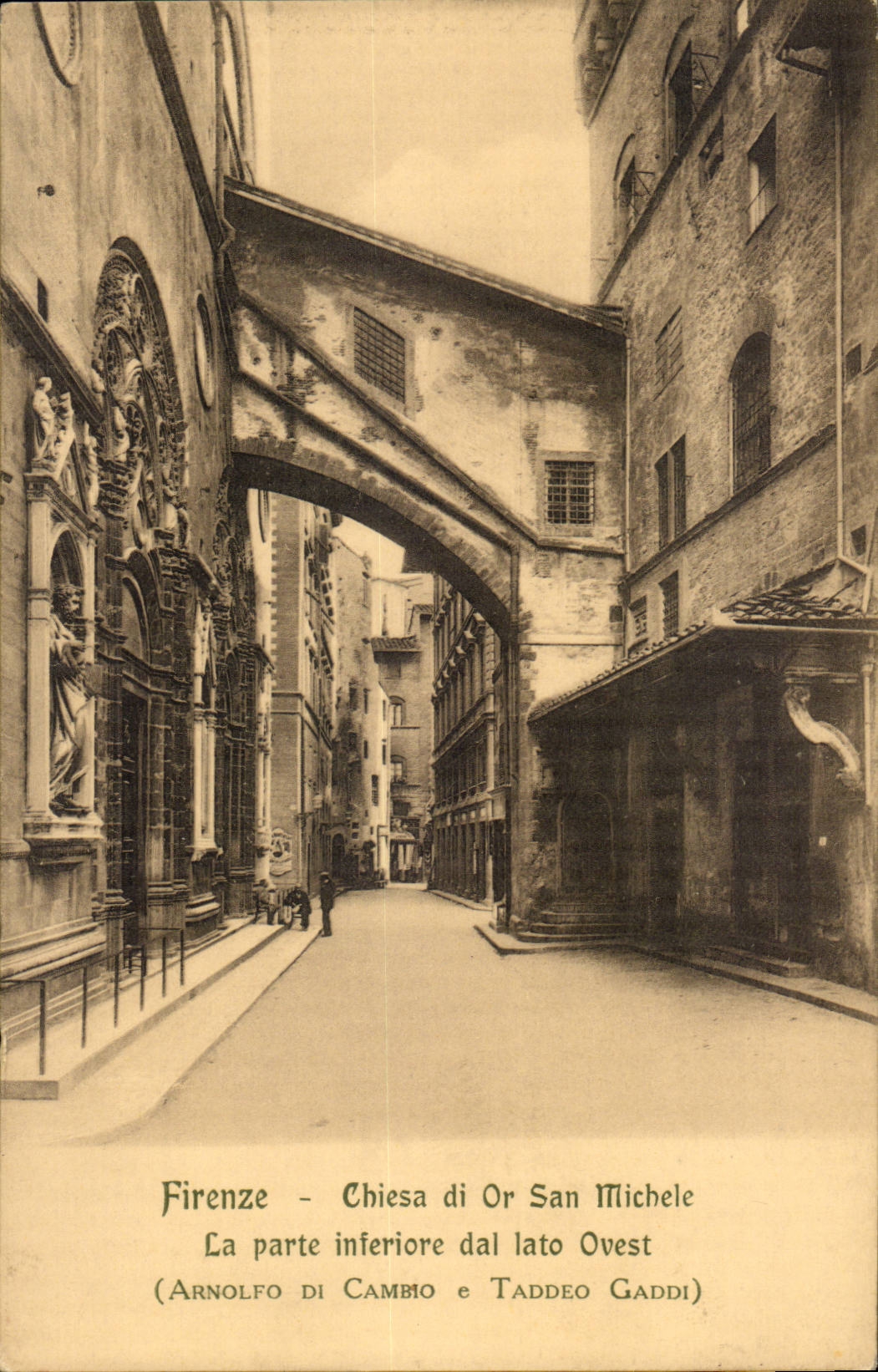 Italy - Italia - Italy - Firenze - Florence - Chiesa di Or San Michele Leaves It Interiore CPA