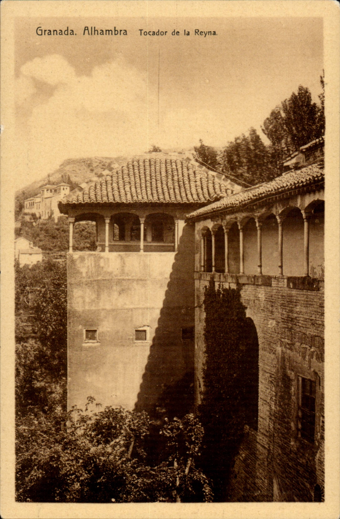 Spain - Espana - Spain - Alhambra - Granada - Tocador of Reyna - CPA