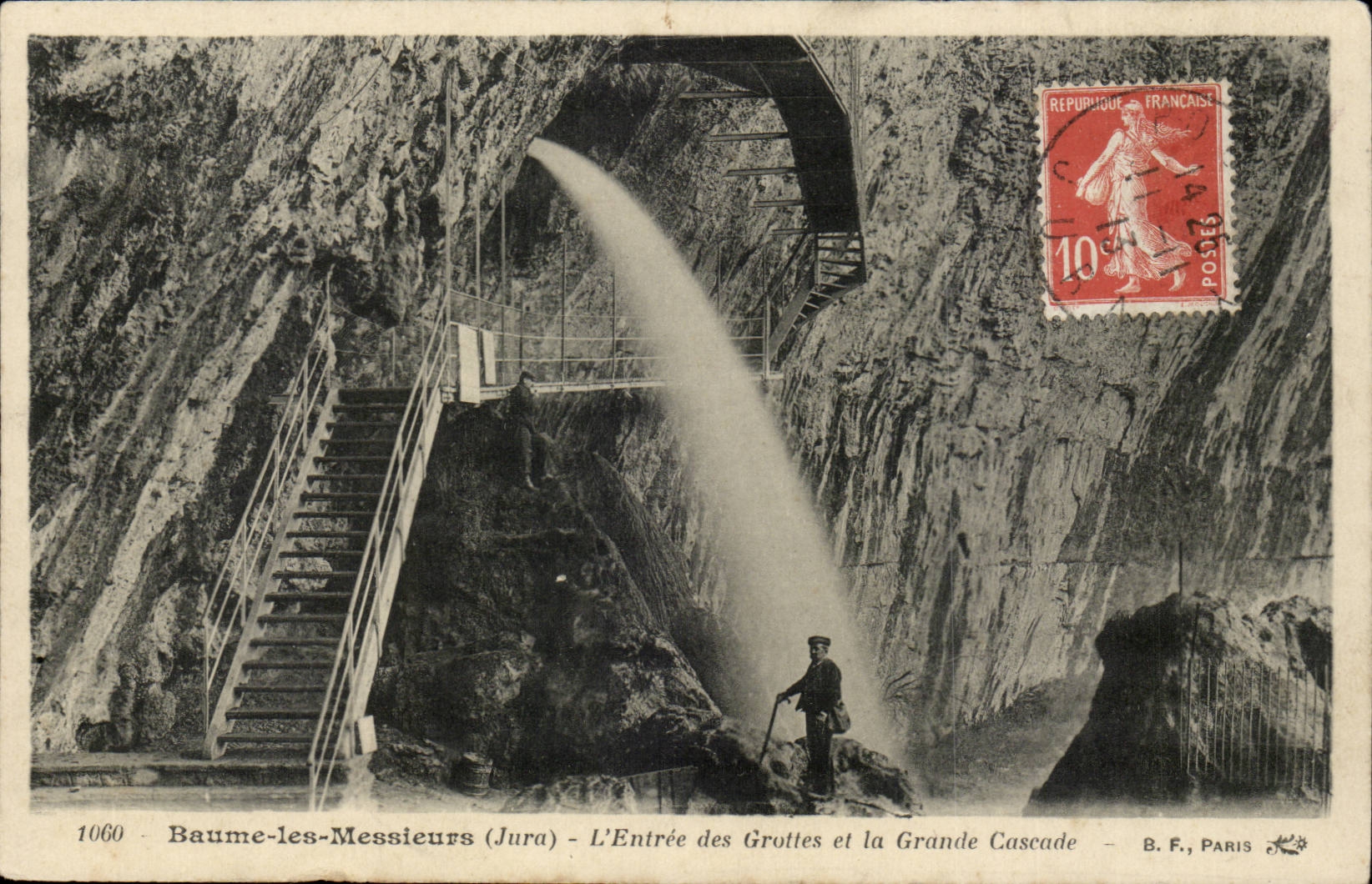 Balsam Sirs - Entrance of the Caves and the Large Cascade - CPA
