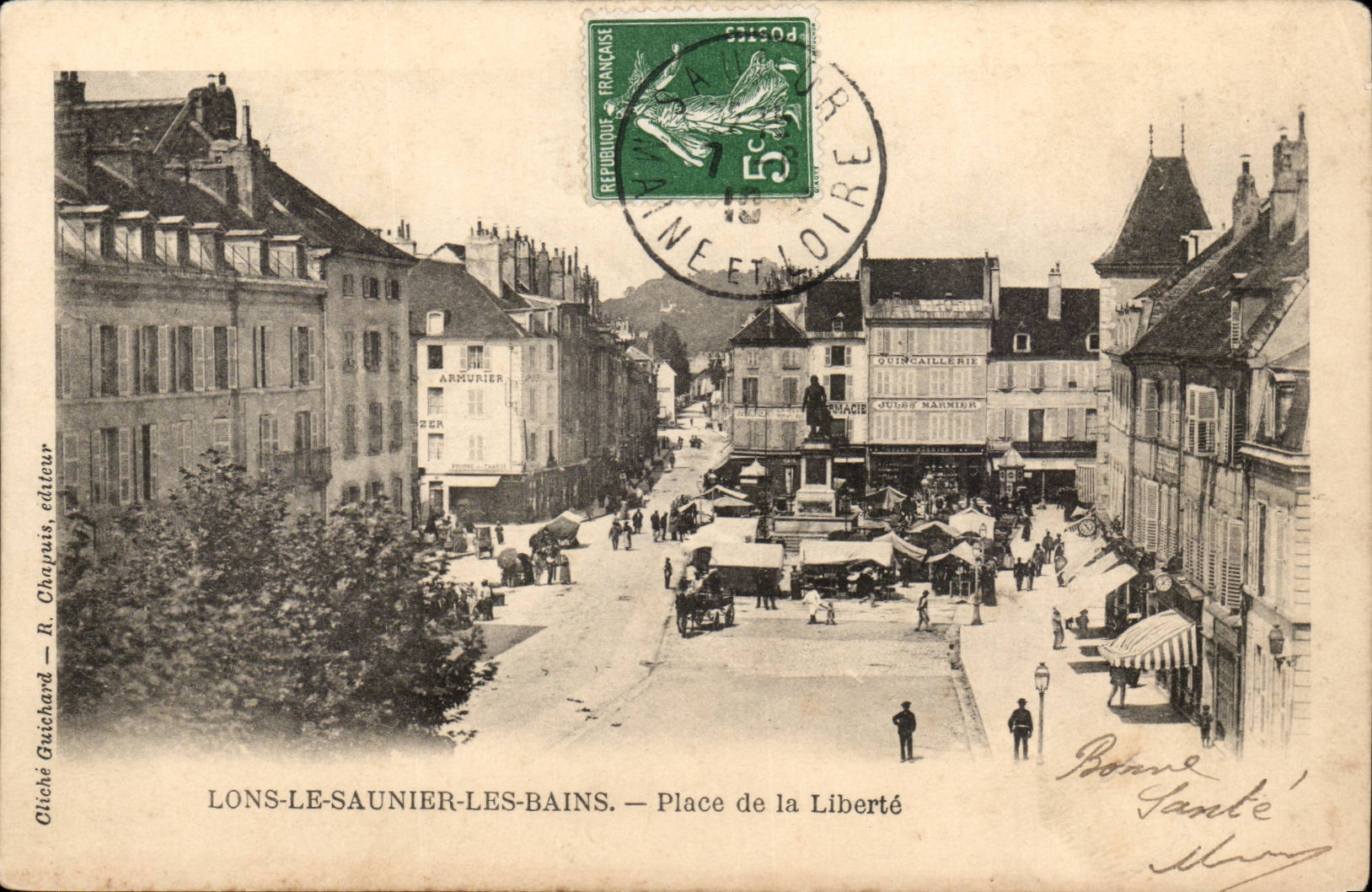 Lons the Salt maker - Place of Freedom - CPA (market nice shot)