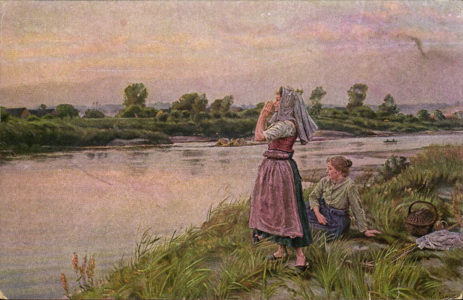 Kunste - Tabelle - die Frau die heruber benennt muss CPA (ungarisches Diagramm Ungarn Ungarn) befestigen