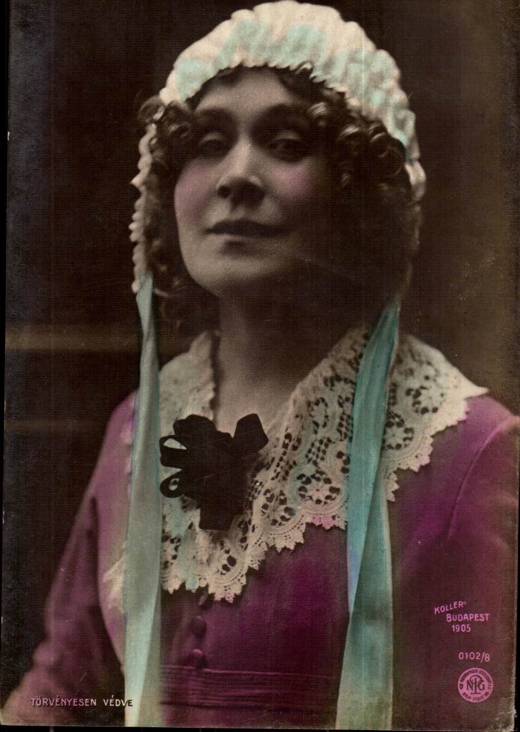 Fantasy - Woman - Woman with stylish course CPA (Hungarian chart Hungary Hungary)