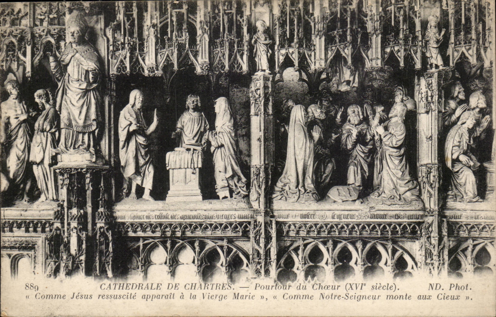 Cathedral of Chartres CPA Circumference of the chorus