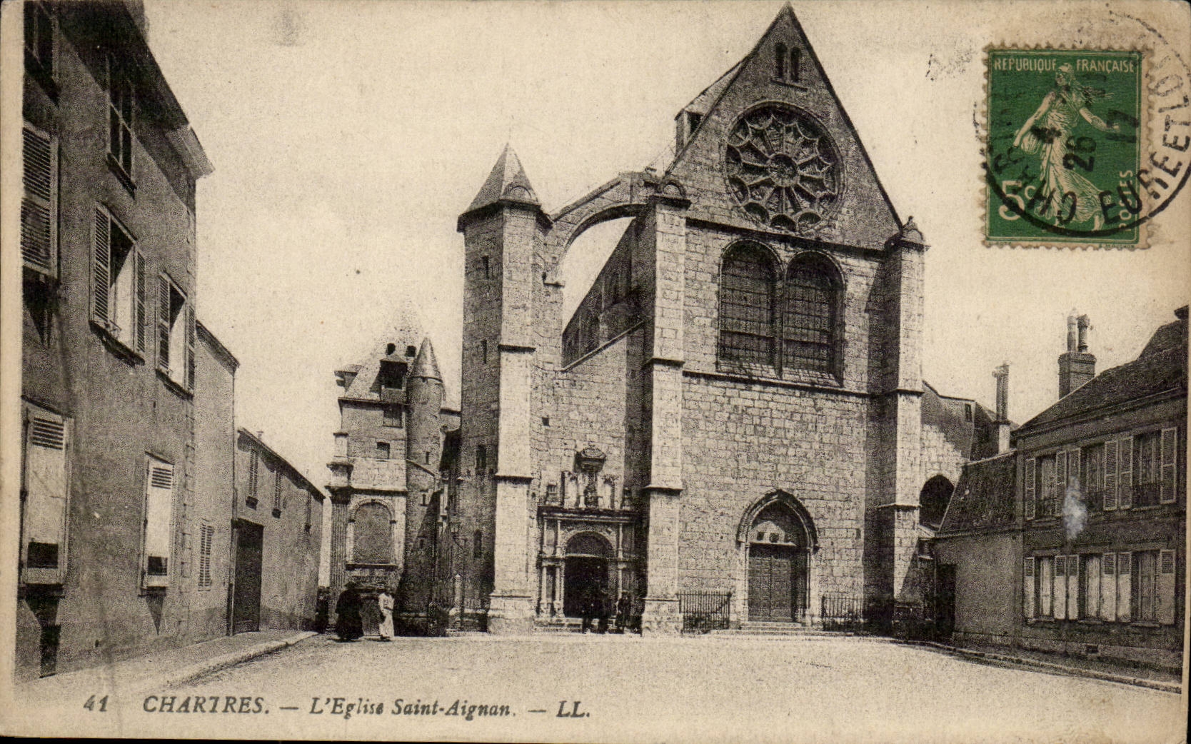 Chartres CPA the church Saint Aignan