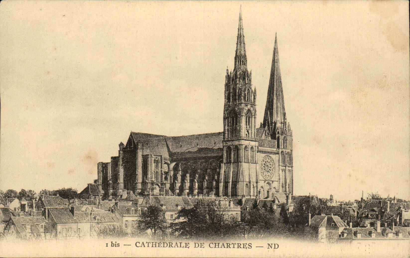 Chartres - Cathedral of Chartres - CPA -