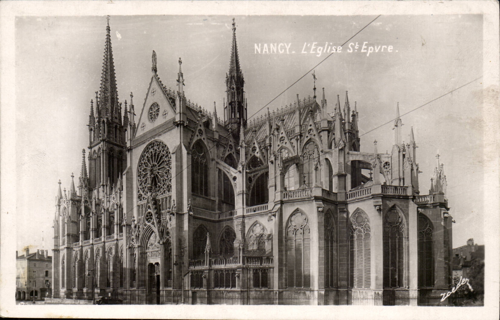 Nancy - Eglise St Epvre CPA - 