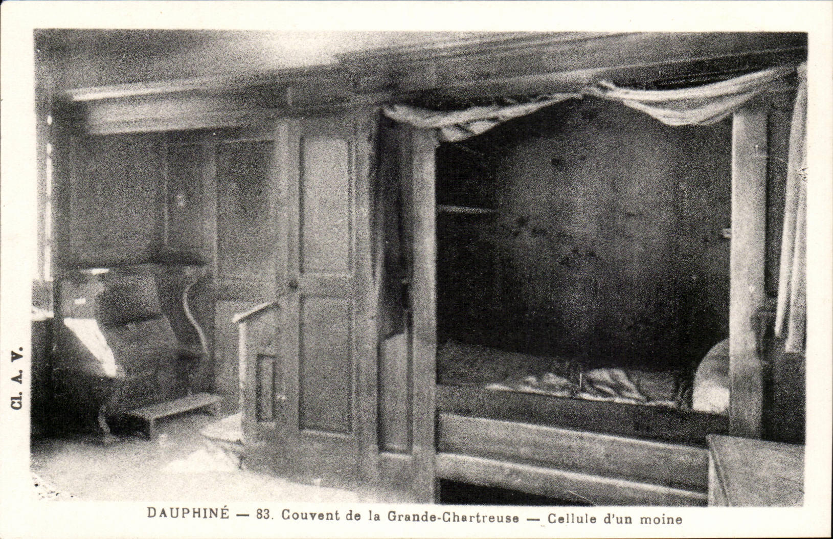 Dauphine - Kloster von grossem Chartreuse - Zelle eines Monchs CPA -
