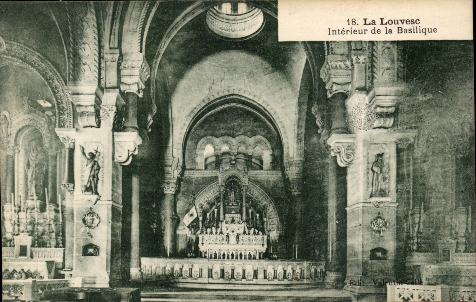 Louvesc - Interior of Basilica CPA -
