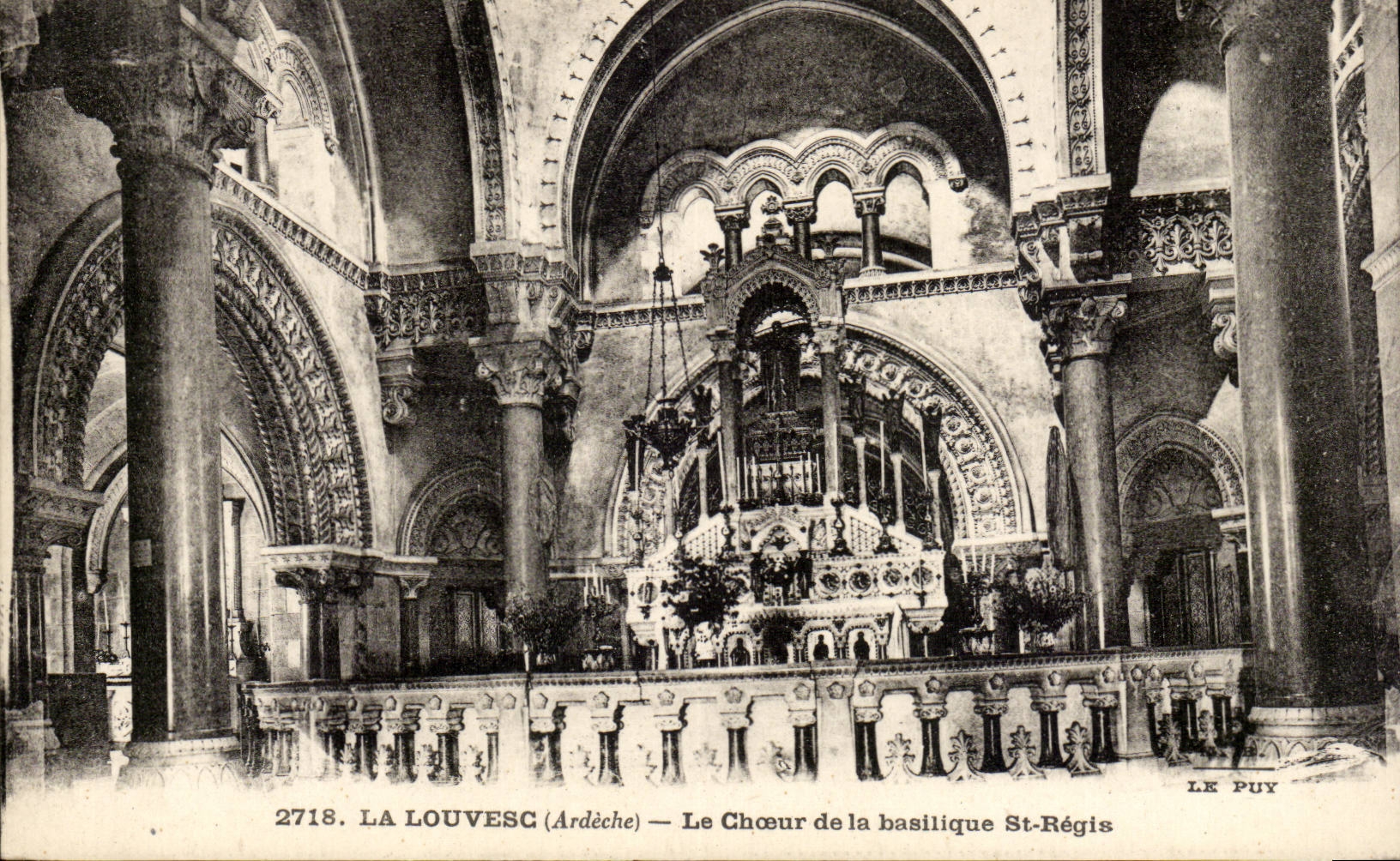 Louvesc - Chorus of Basilica Saint Governed CPA -