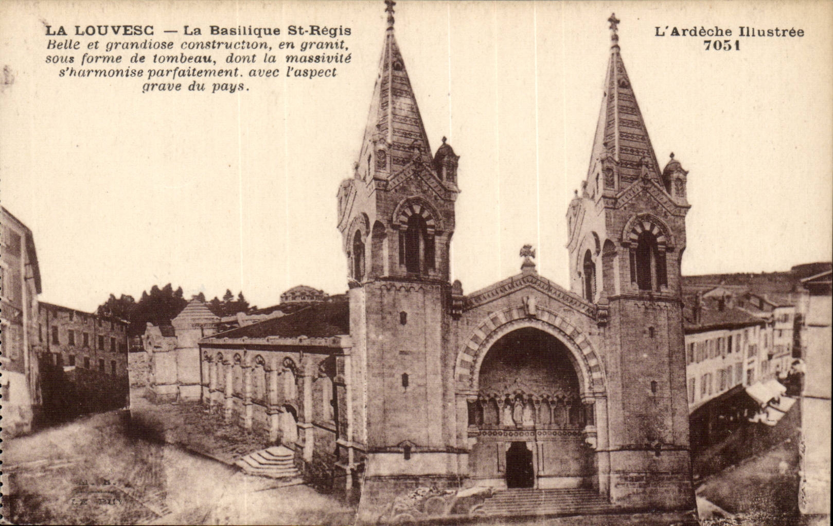 Louvesc CPA the basilica St Governed