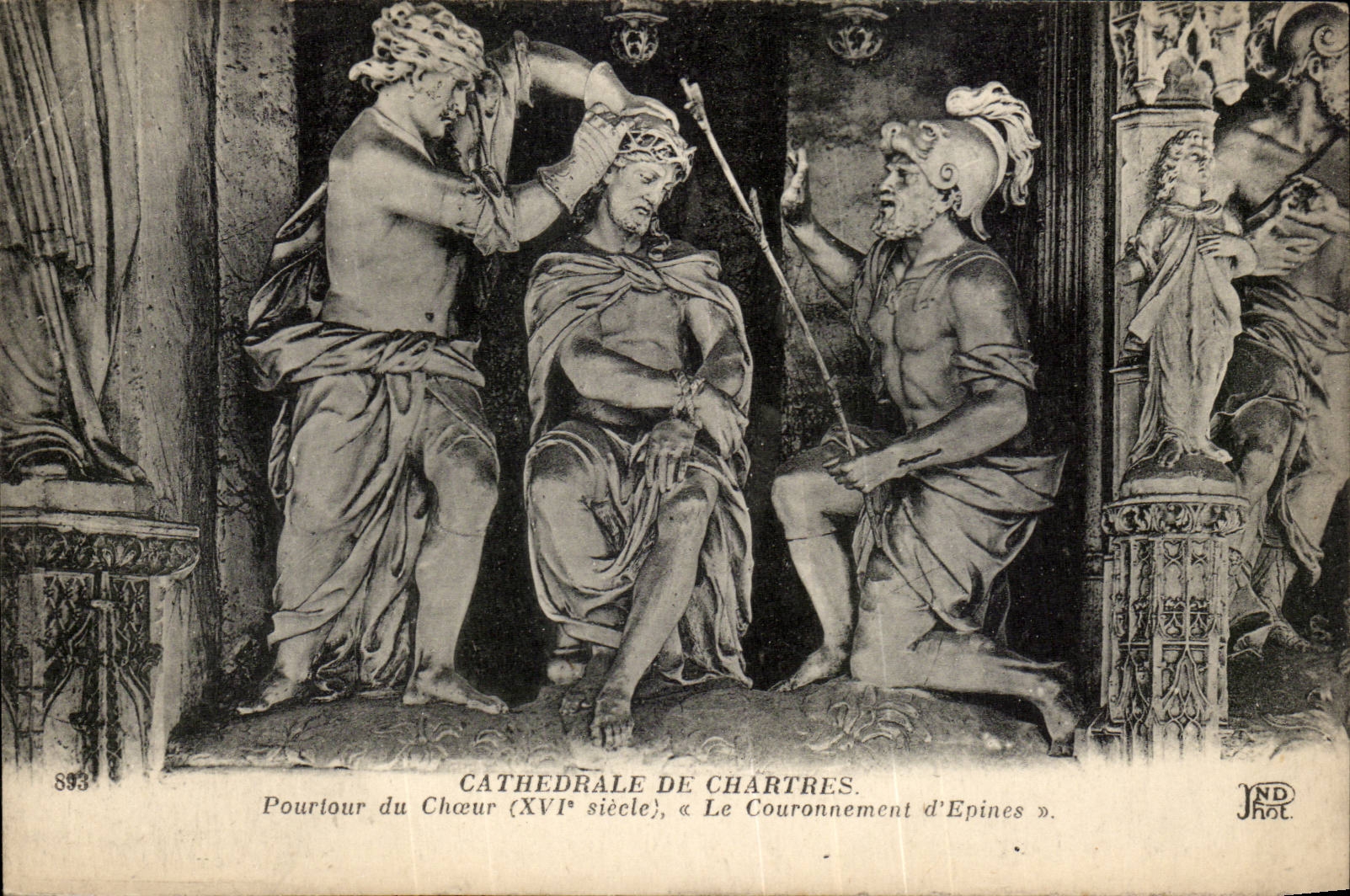 Cathedral of Chartres CPA Circumference of the chorus crowning D spines