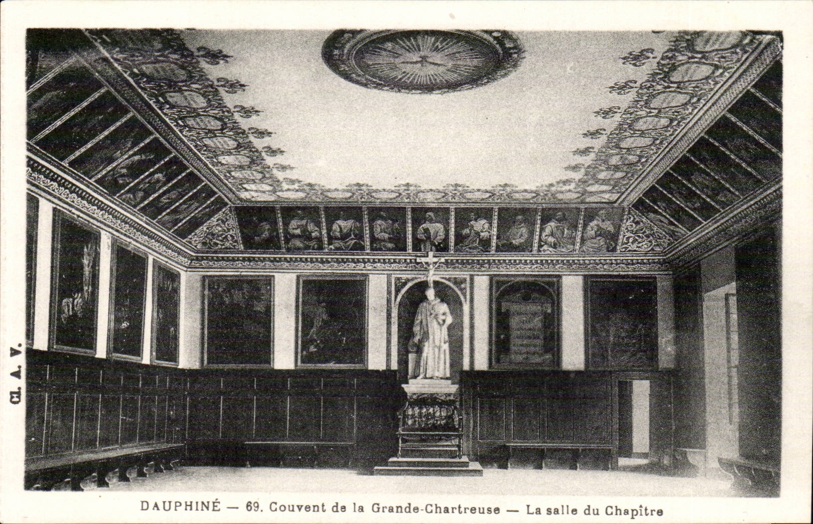 Kapitelraum Brut der Dauphine-CPA grosser chartreuse