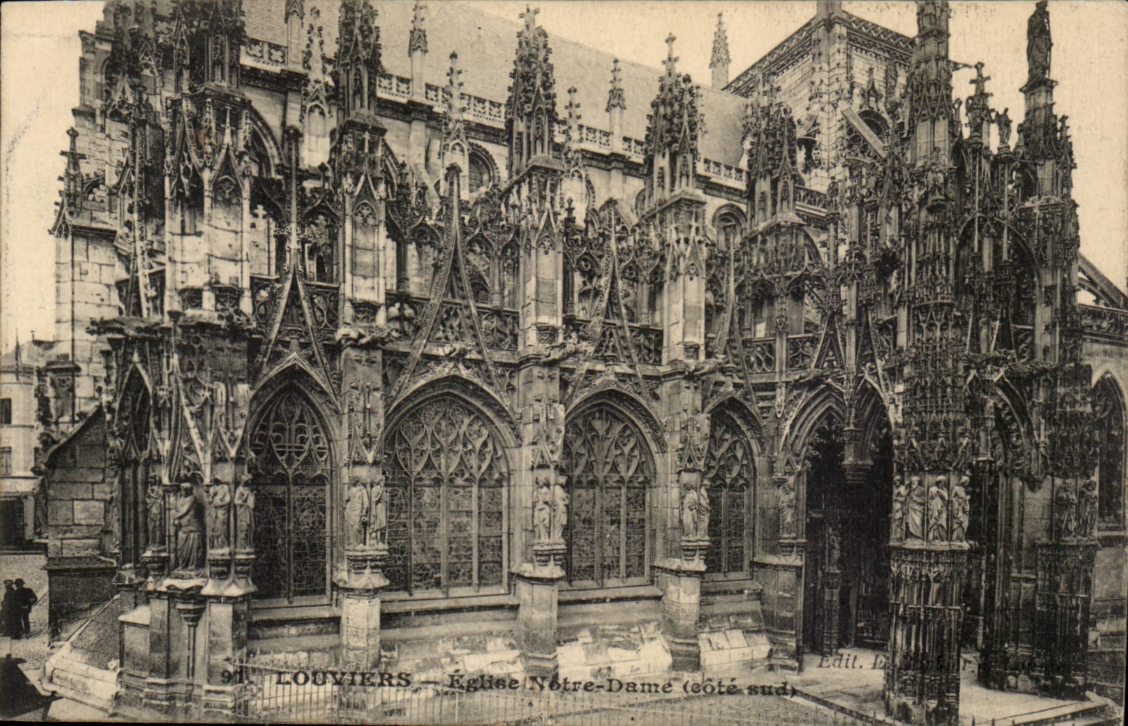 Louviers CPA Kirche Notre Dame (sudliches Teil)