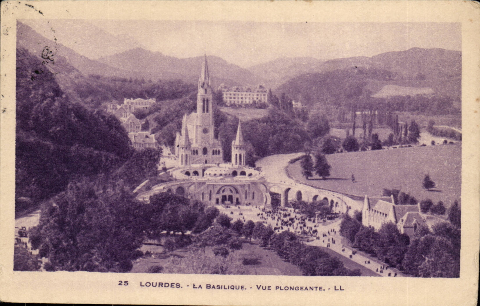 Lourdes CPA the View from above basilica