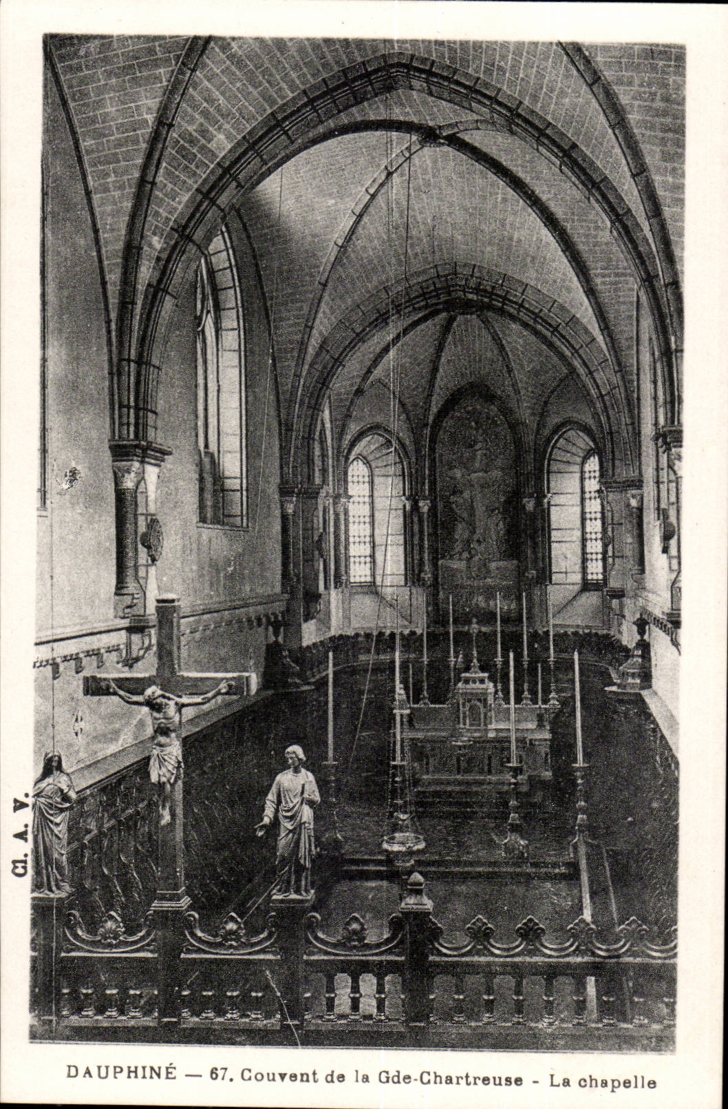 Brut Dauphine-CPA grosses Chartreuse die Wolbung