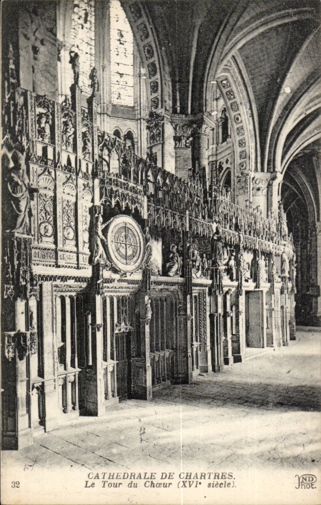 Chartres CPA the cathedral the tower of the chorus