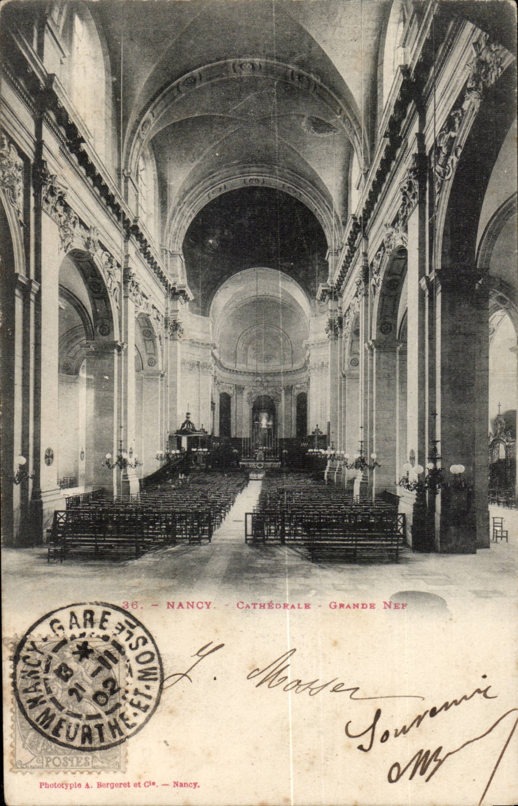 Nancy cPA Cathedrale Grande nef