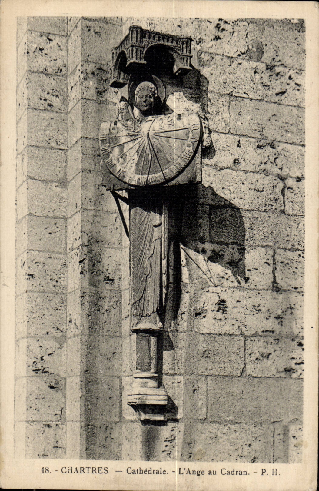 Chartres CPA die Kathedrale der Engel mit dem Sundial