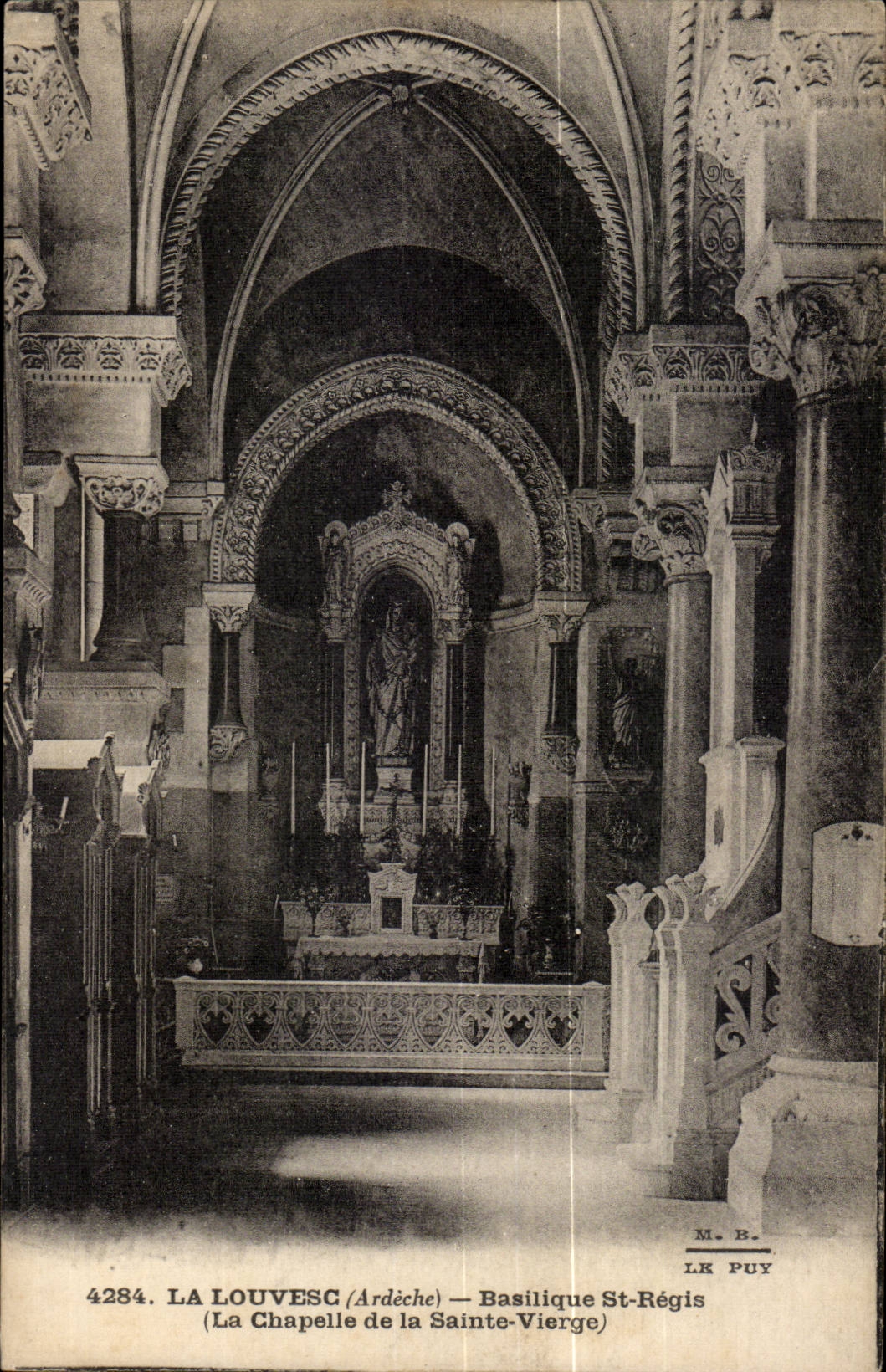 Louvesc CPA Basilica St Governed the vault of the Blessed Virgin