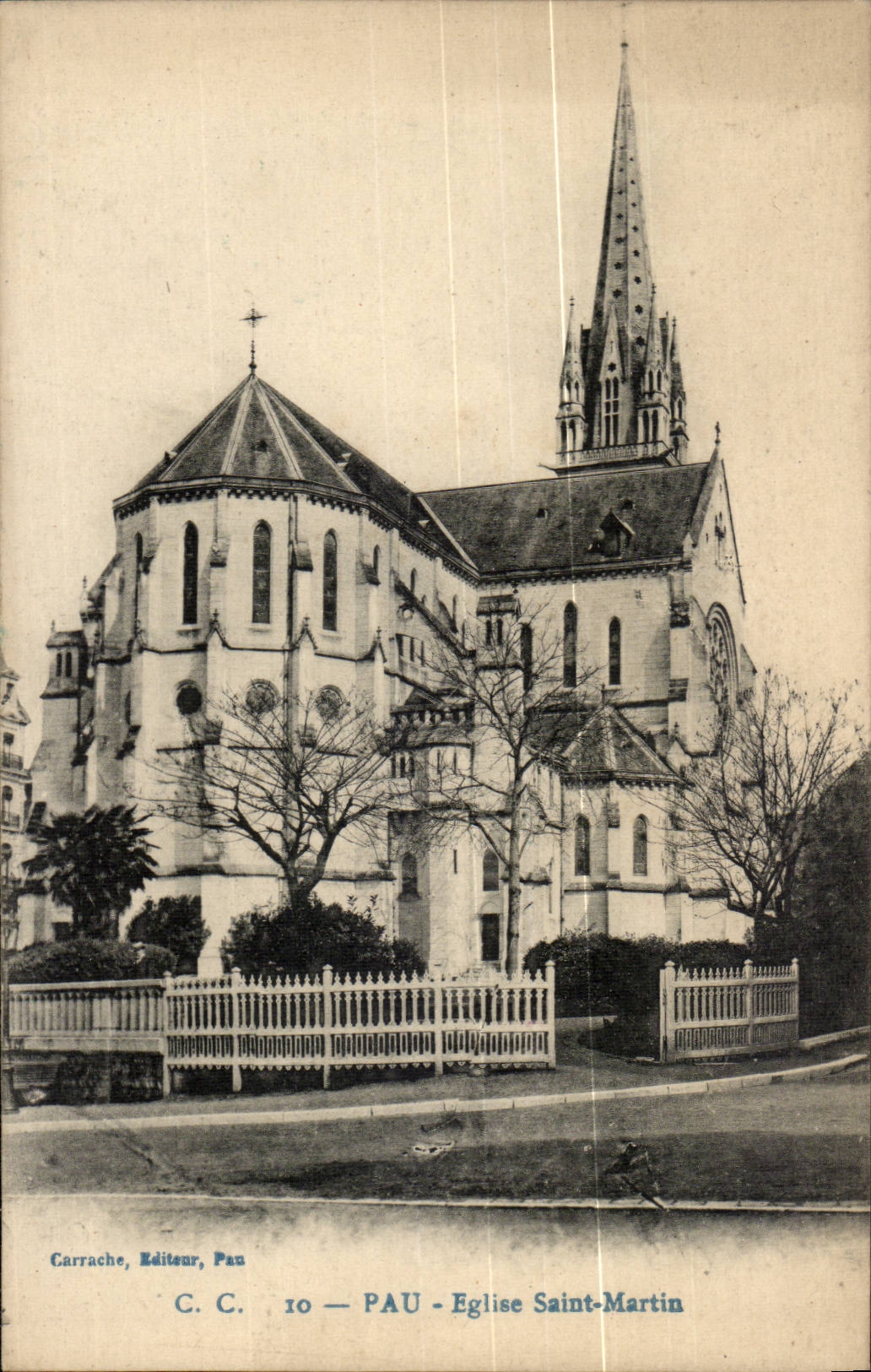 Pau CPA Church Saint Martin
