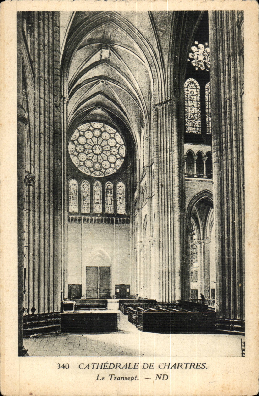 CPA Cathedral of Chartres the Transept