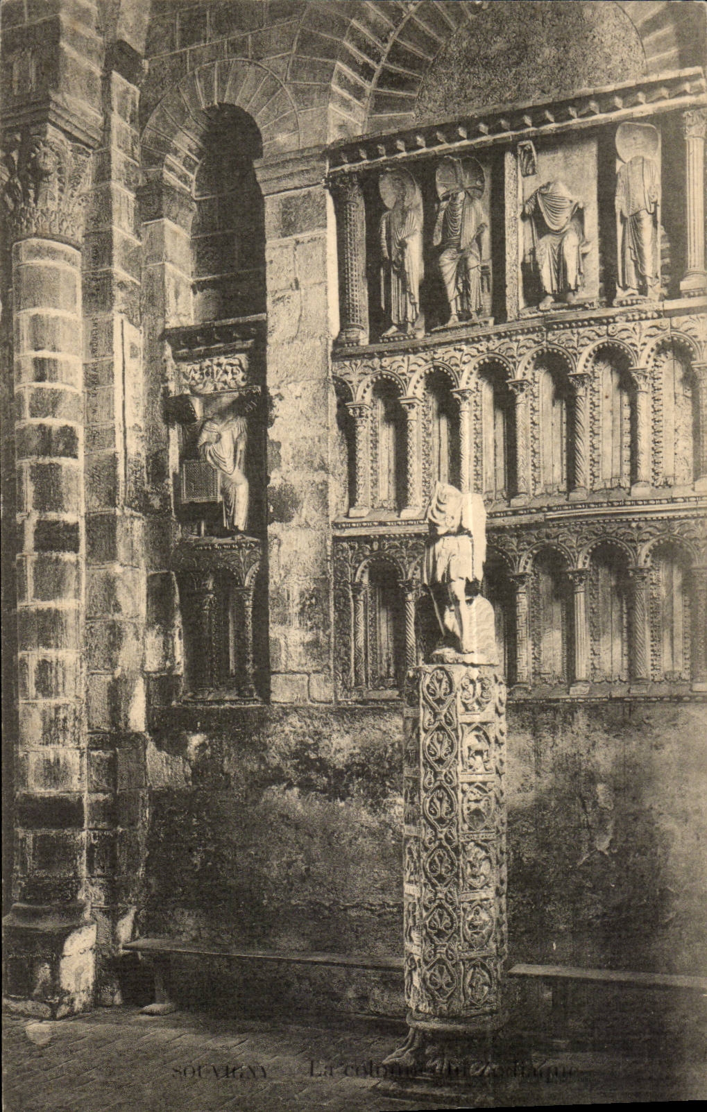 Souvigny CPA the column of the zodiac