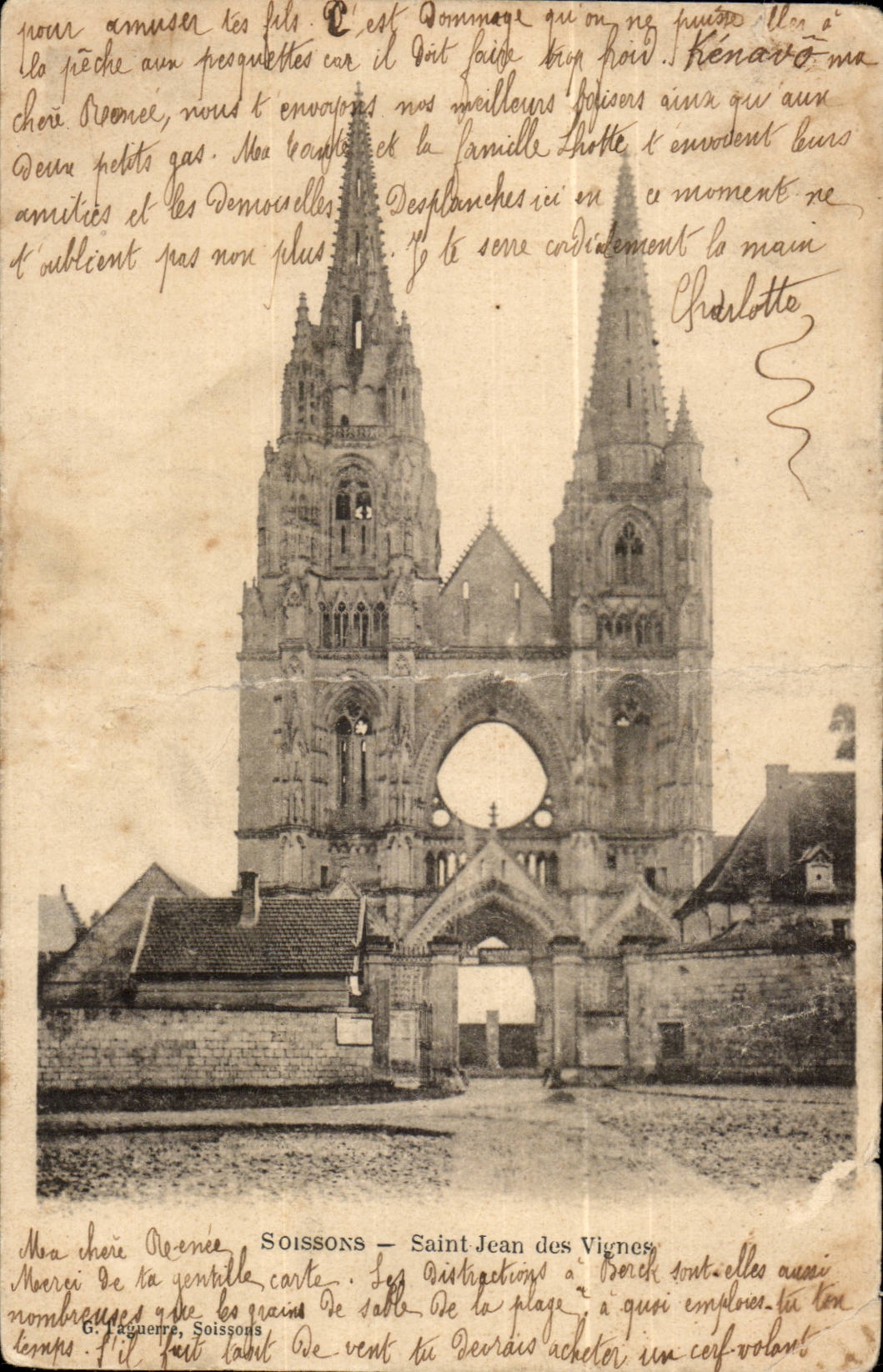 Soissons CPA Saint Jean of the Vines