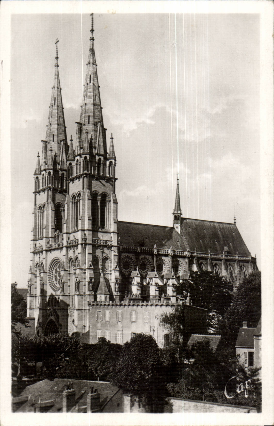 Moulins CPA Cathedral