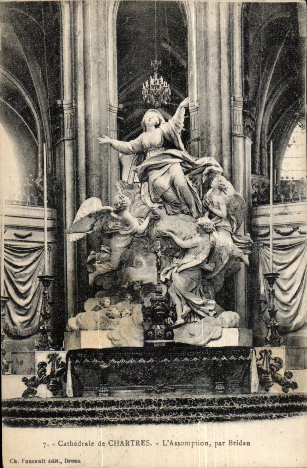 Cathedral of Chartres CPA the assumption by Bridan
