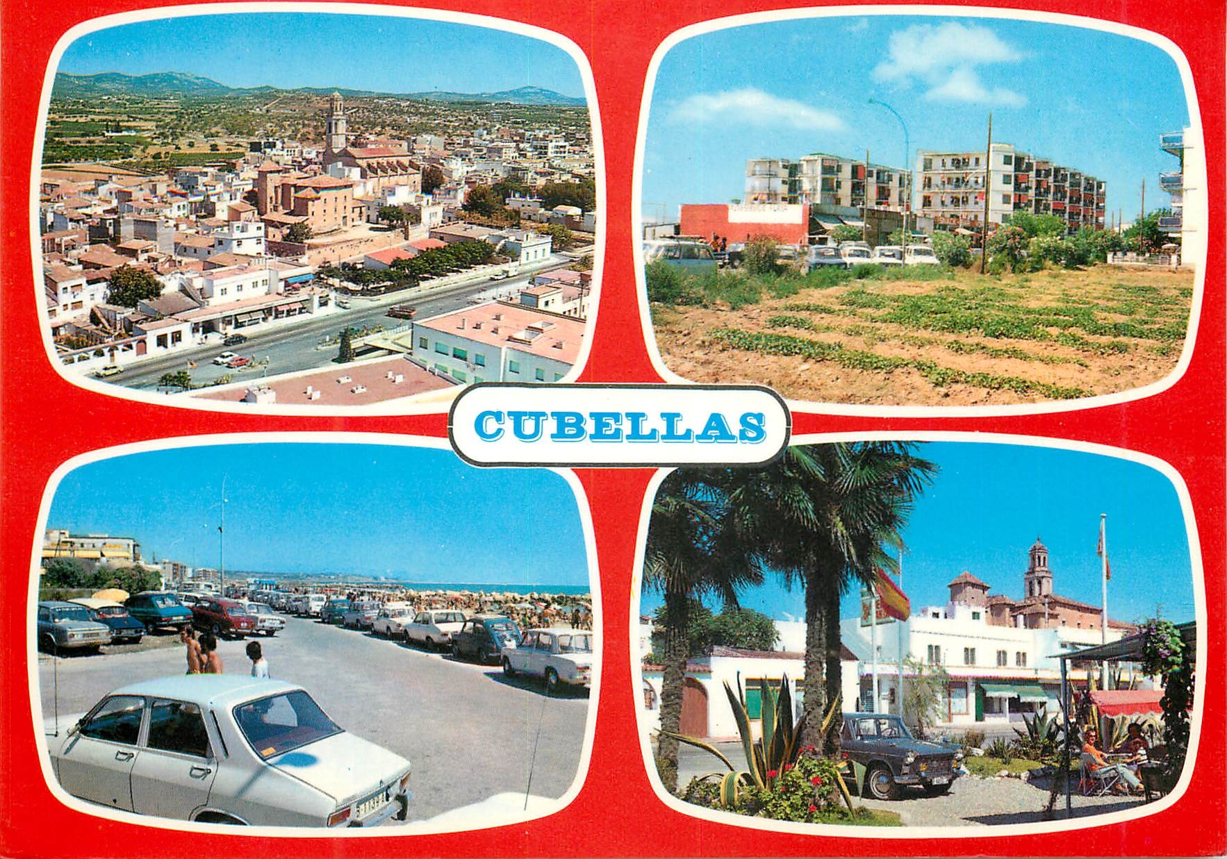 CPM Cubellas Divers aspects de la ville