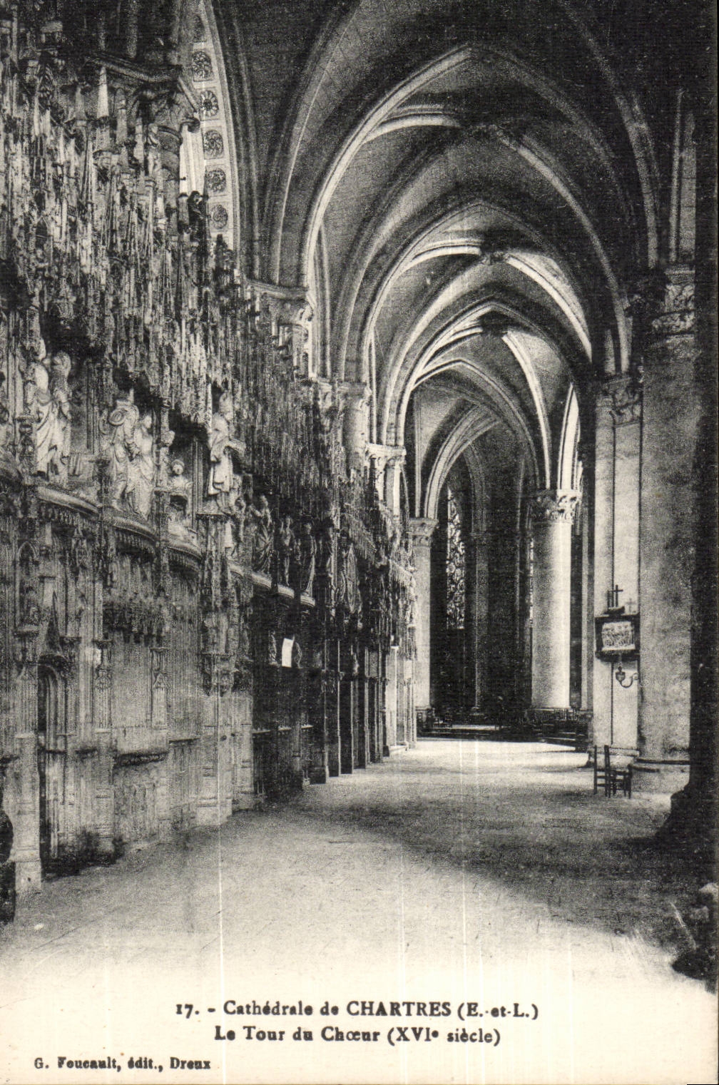 Chartres CPA Cathedral the tower of the chorus