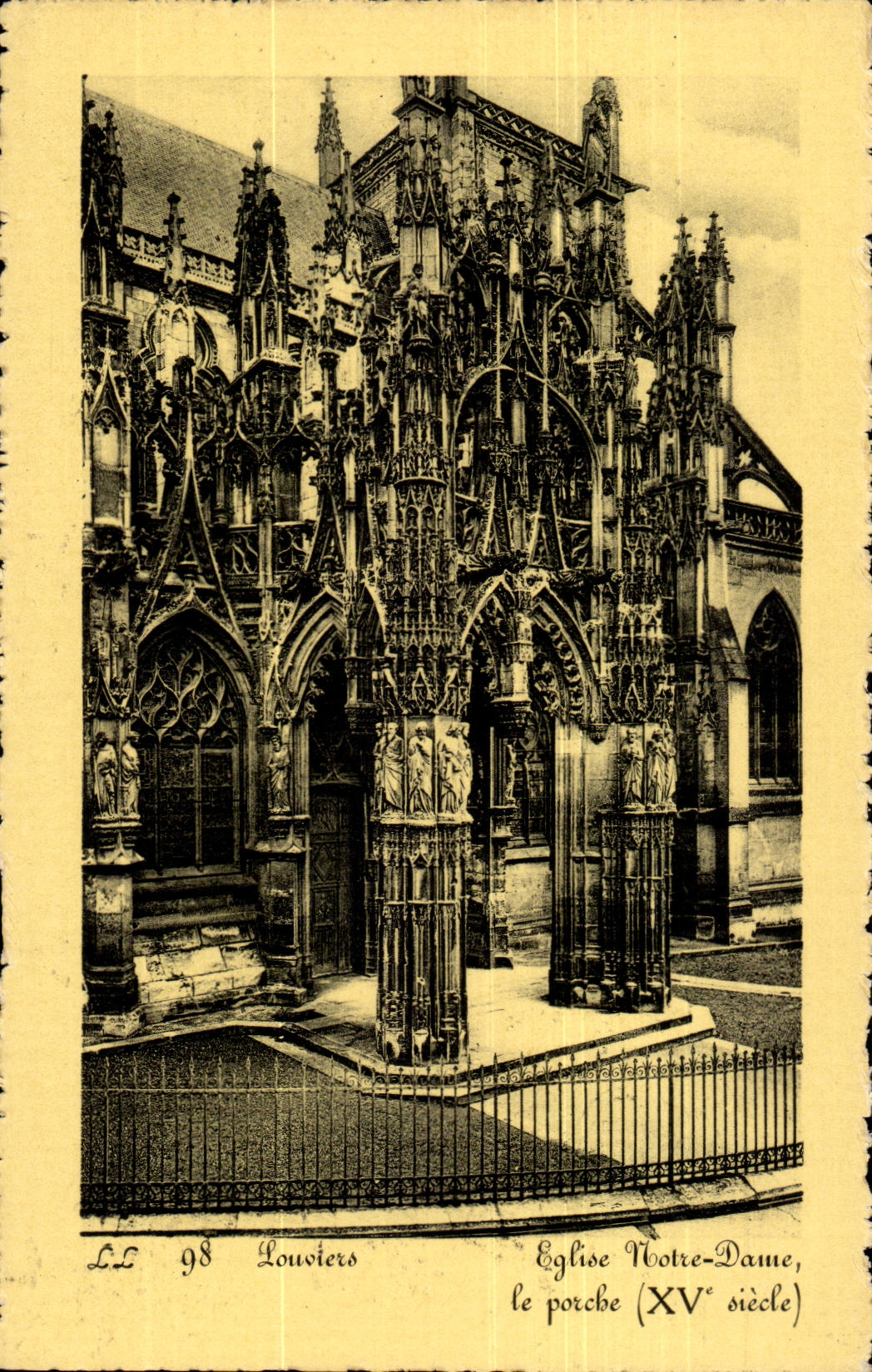 Louviers CPA the Notre Dame church the porch