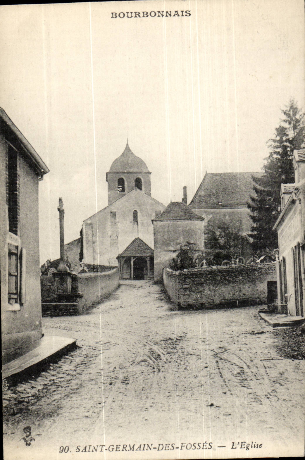Bourbonnais CPA Saint Germain of the Pits the church