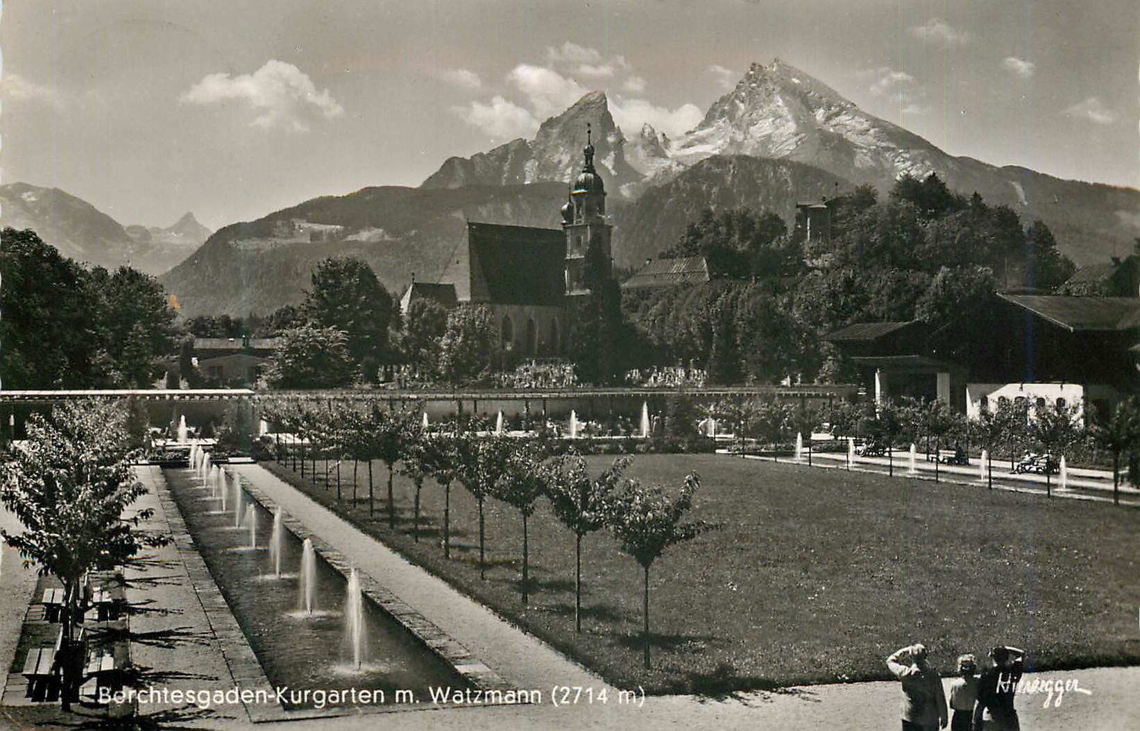 CPM Berchtesgaden Kurgarten m Waltzmann