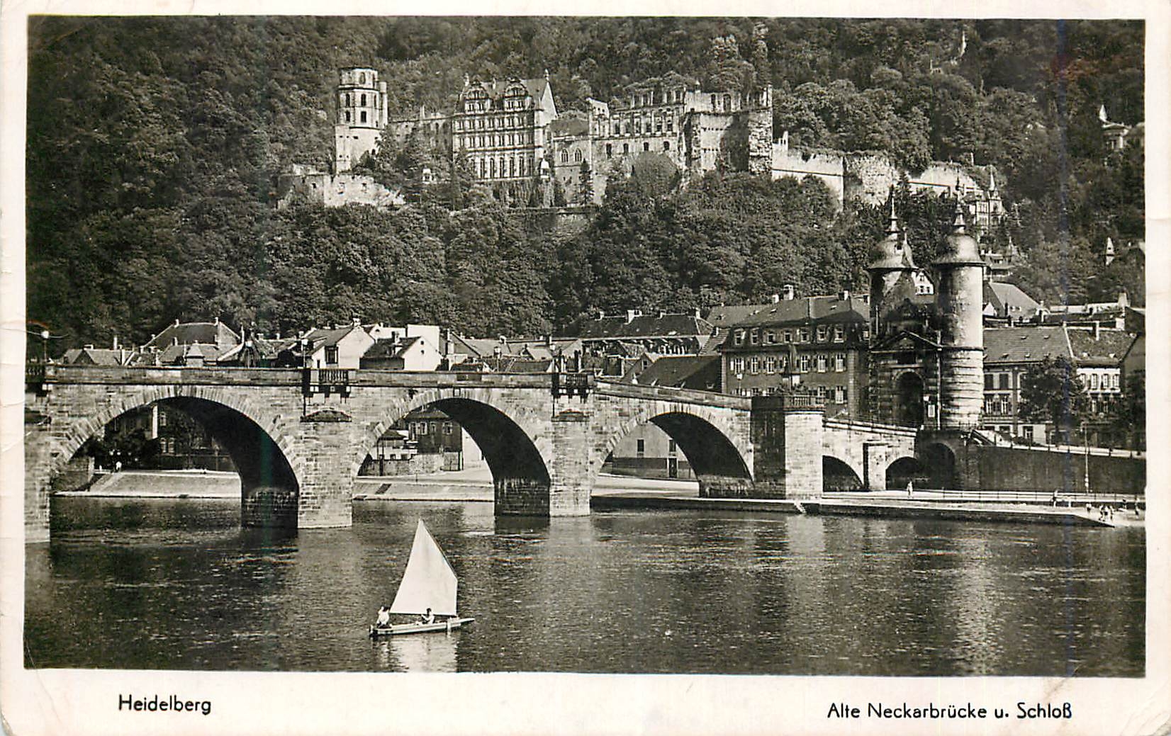 CPM Heidelberg Alte Neckarbrucke u Schloss