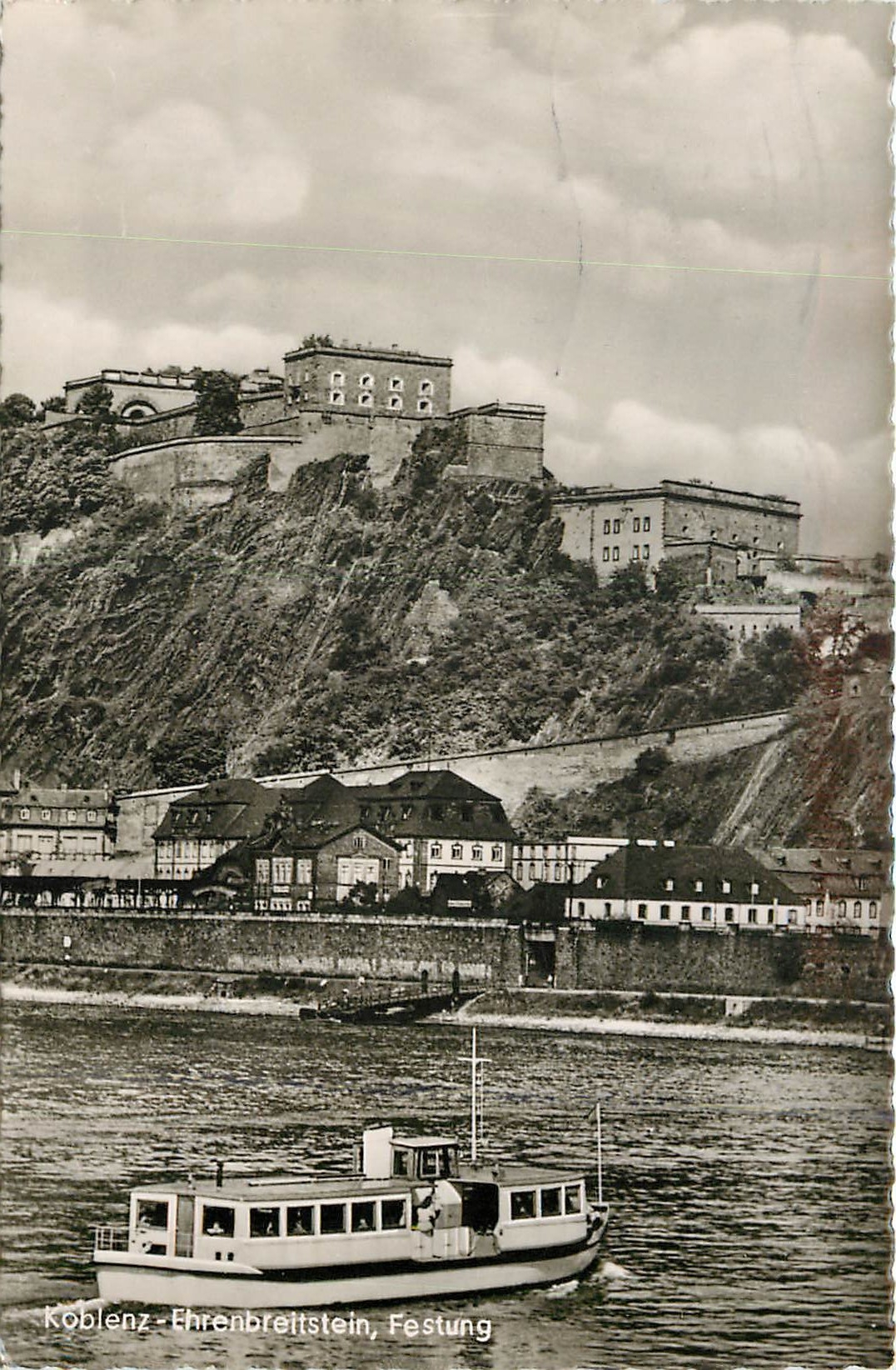 CPM Koblenz Ehrenbreitstein Festung Bateau