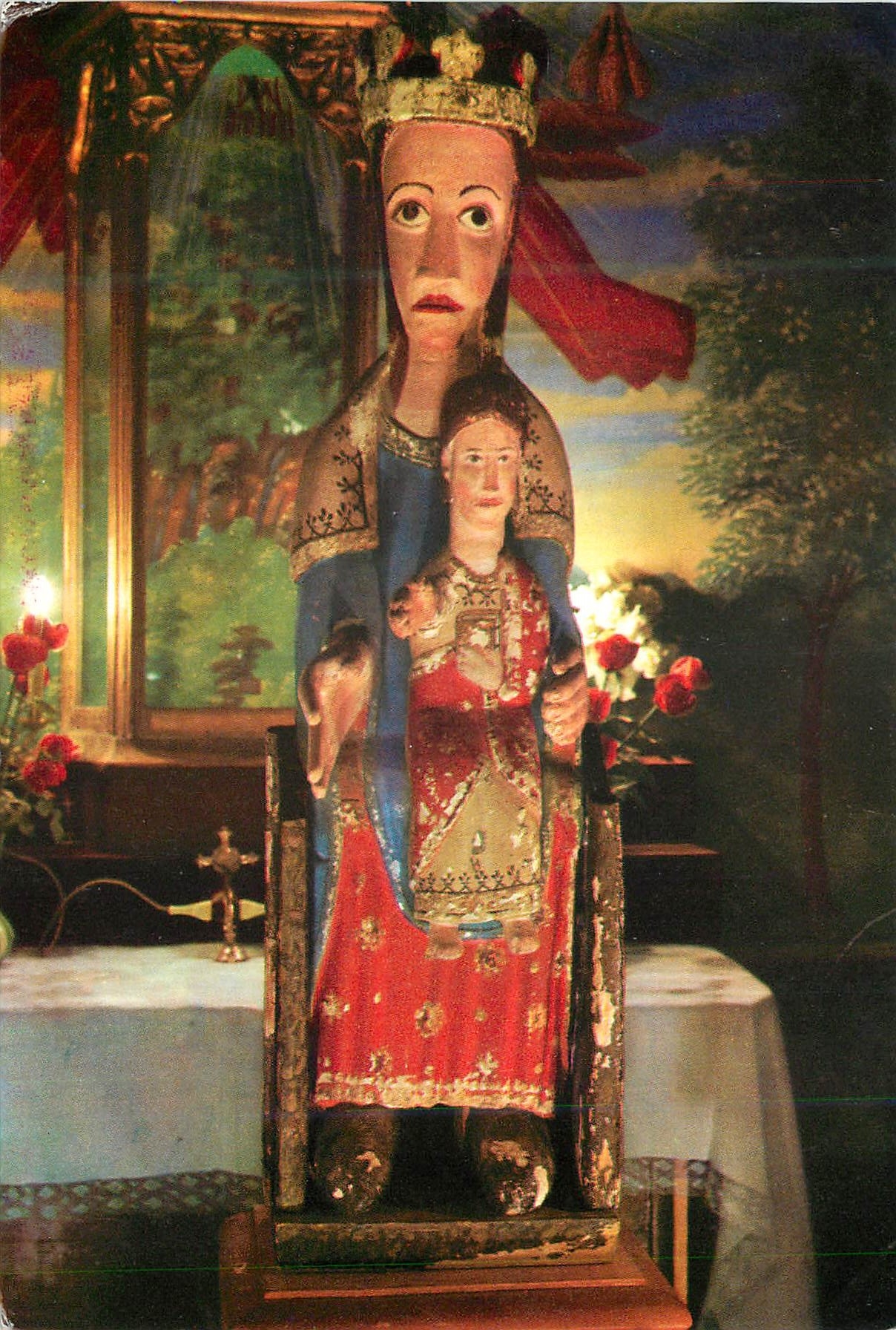 CPM Image de la Vierge de Meritxell 